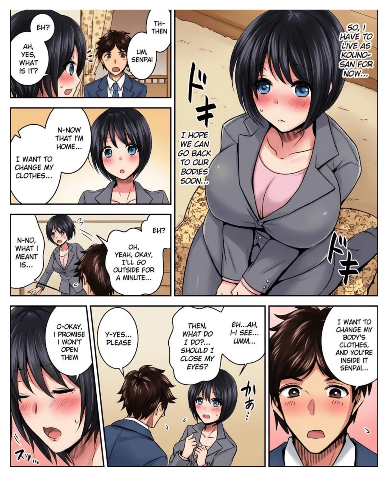 Costume Tengoku ~Shokuba no Kouhai to Irekawatte Kisekae Ningyou ni Sareru Boku~ page 4 full