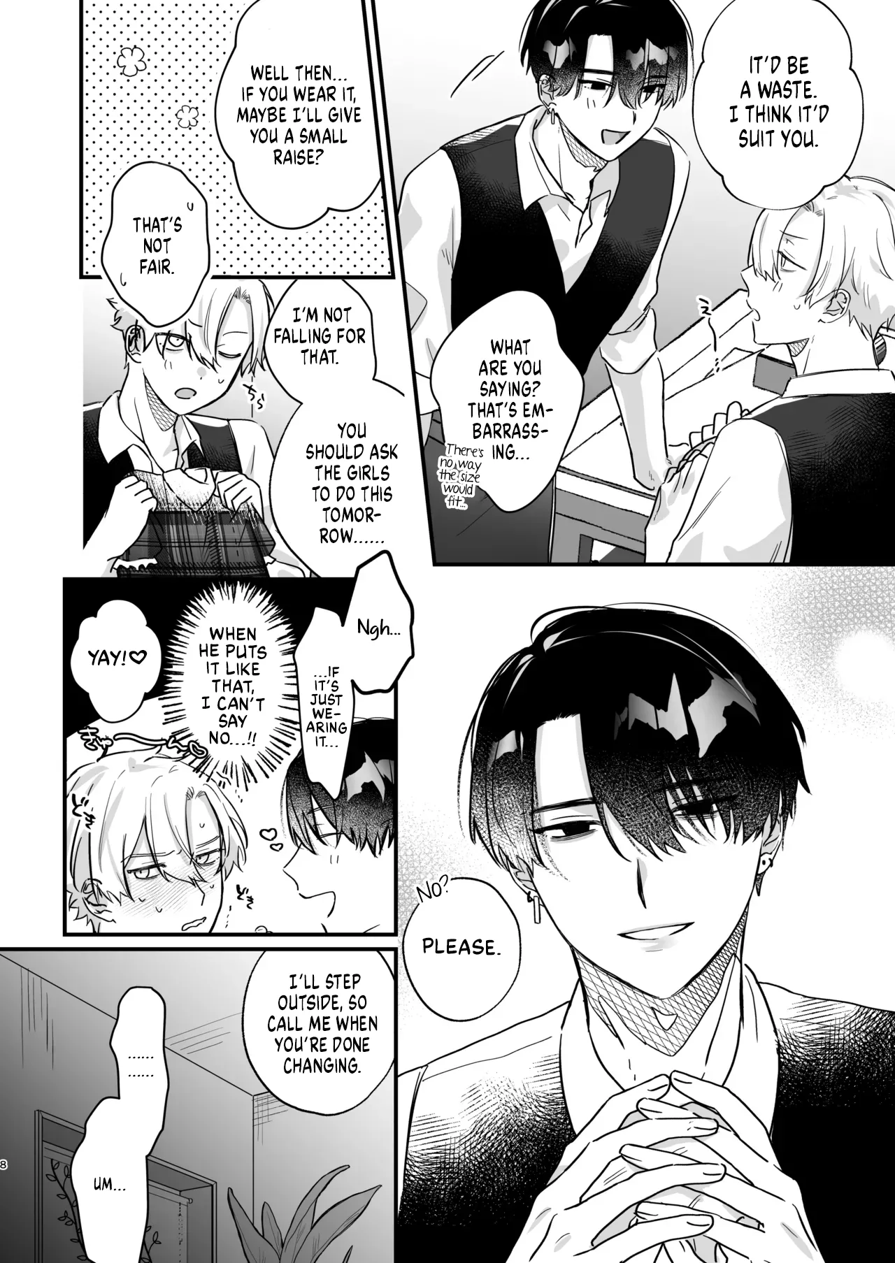 Oshi ni Makemakuttetara Josou Sex de Mesuochi Saseraretemashita page 8 full