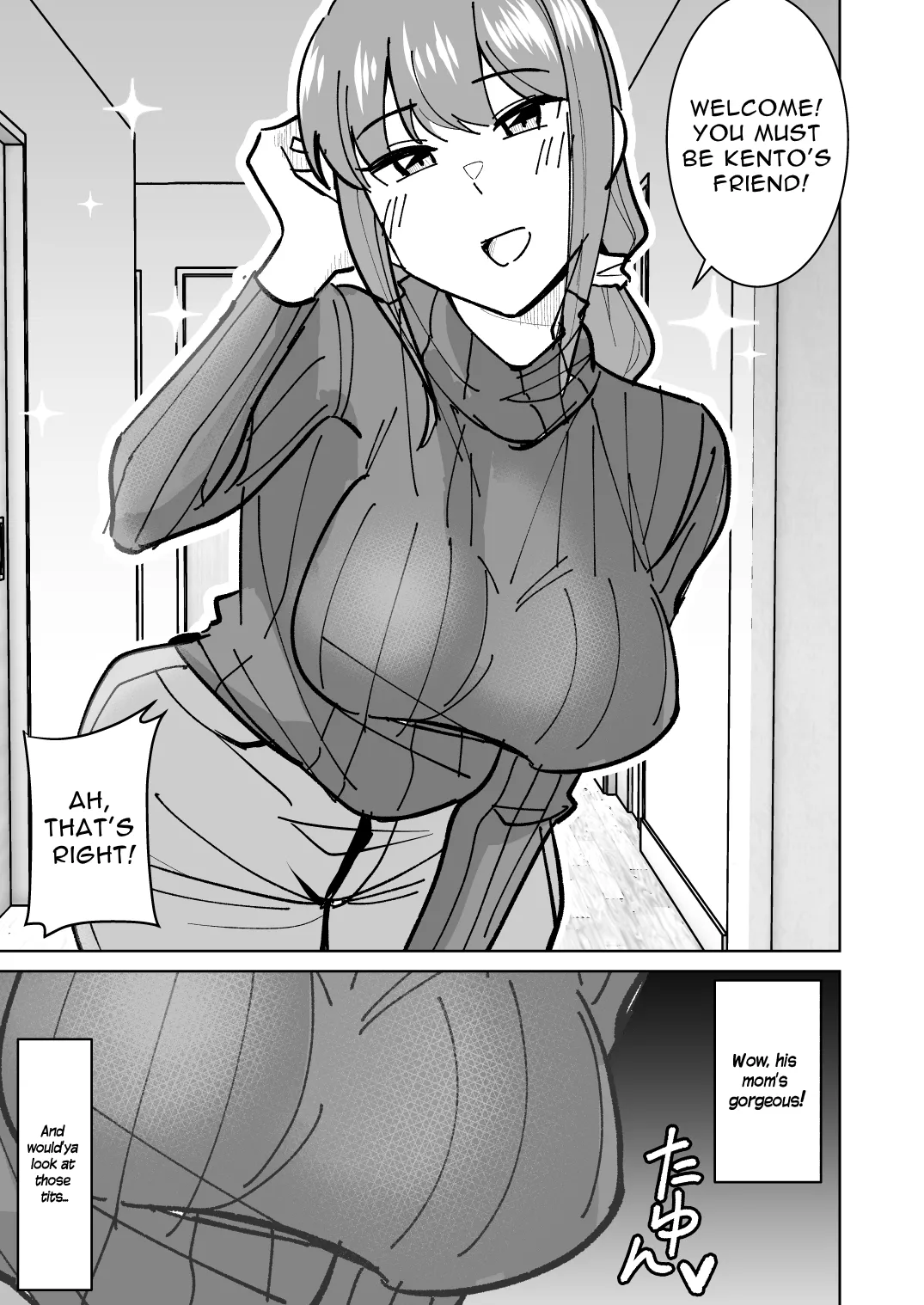 Tomodachi no Hahaoya o Honki de Netoru Hanashi | Story About Seriously Cucking My Friend's Mom page 4 full