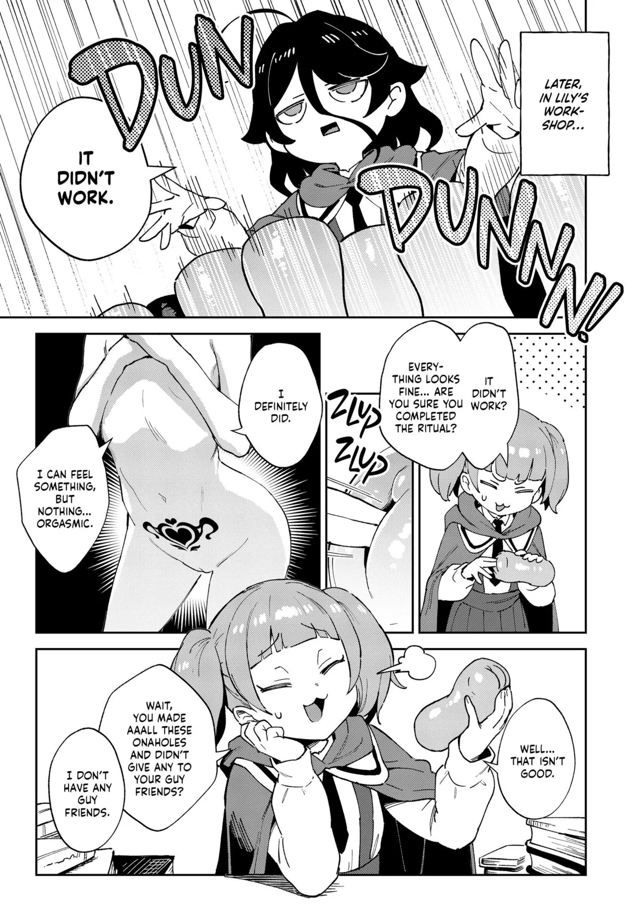 THE LITTLE ONAHOLE GIRL Den Lille Pige med Gummikusserne page 8 full