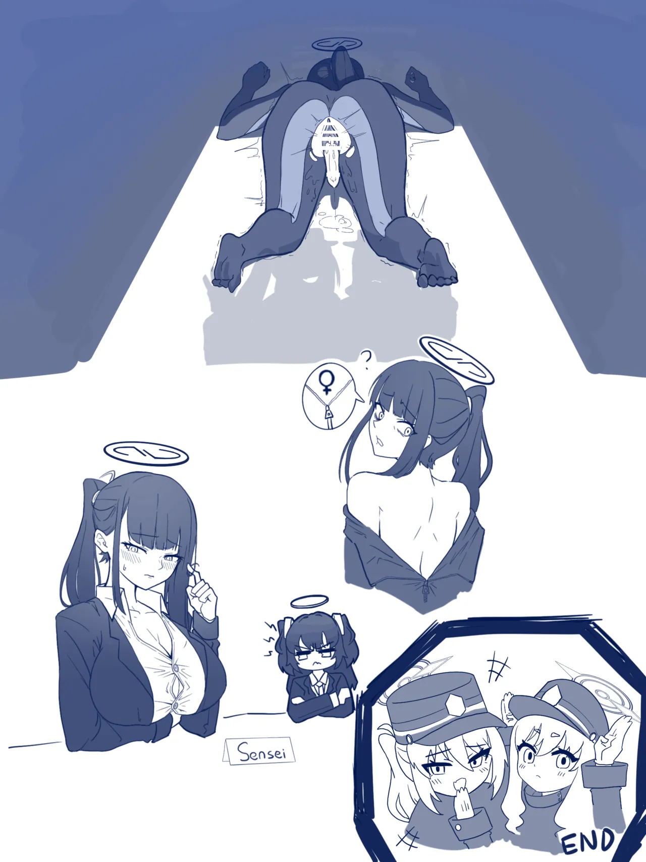 Sensei & 調月リオ page 7 full