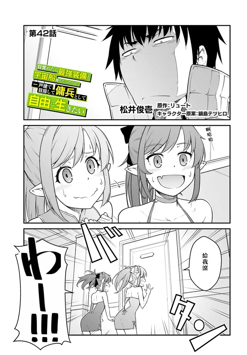 目覚めたら最強装備と宇宙船持ちだったので、一戸建て目指して傭兵として自由に生きた 第42話 page 1 full