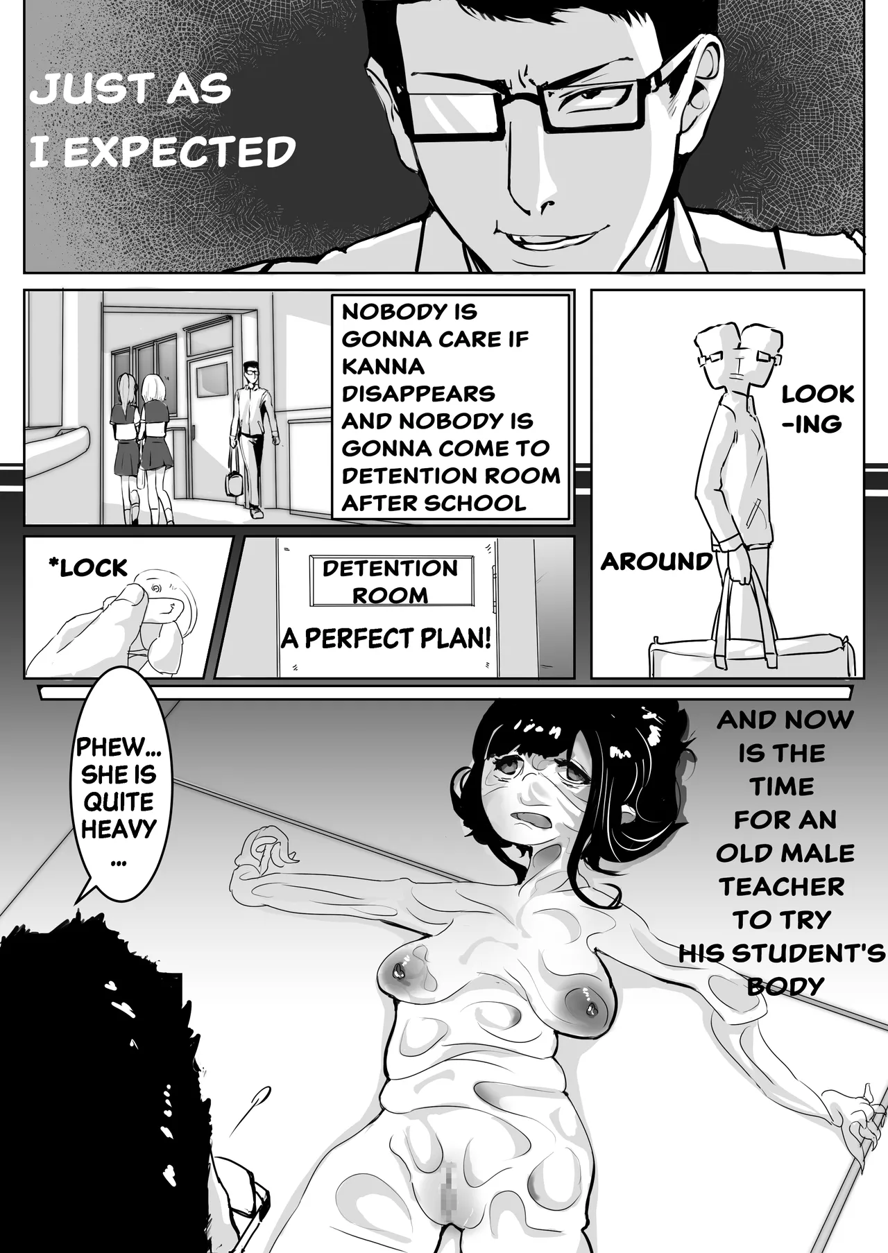 Fix the problem student with skinsuit 1~3 page 6 full