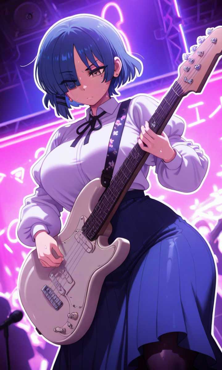 Bocchi the Rock! - Ryo Yamada daidoujipv ai generated page 7 full