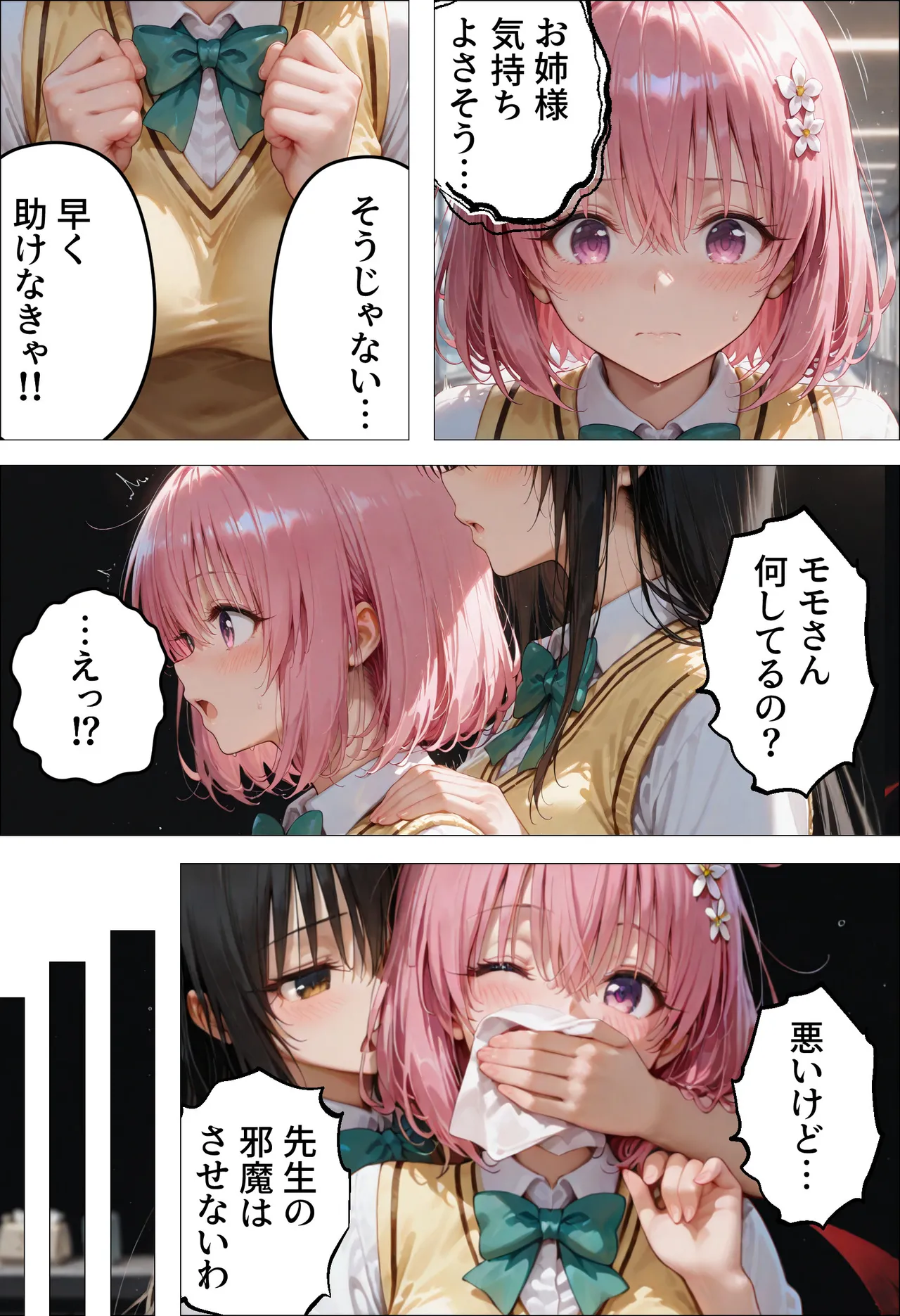 催眠種付け学園 緊縛調教ボテ腹肉便器科へようこそ モ〇とラ〇編 page 9 full