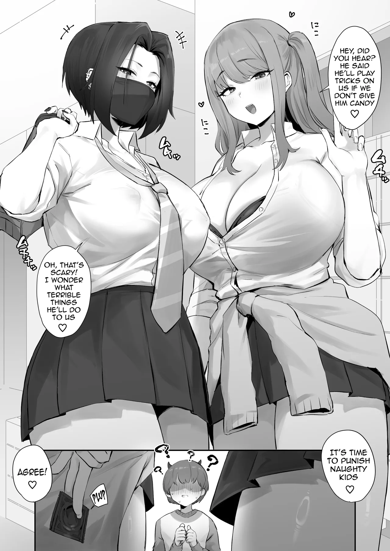 Oshioki Halloween | Halloween Punishment page 1 full