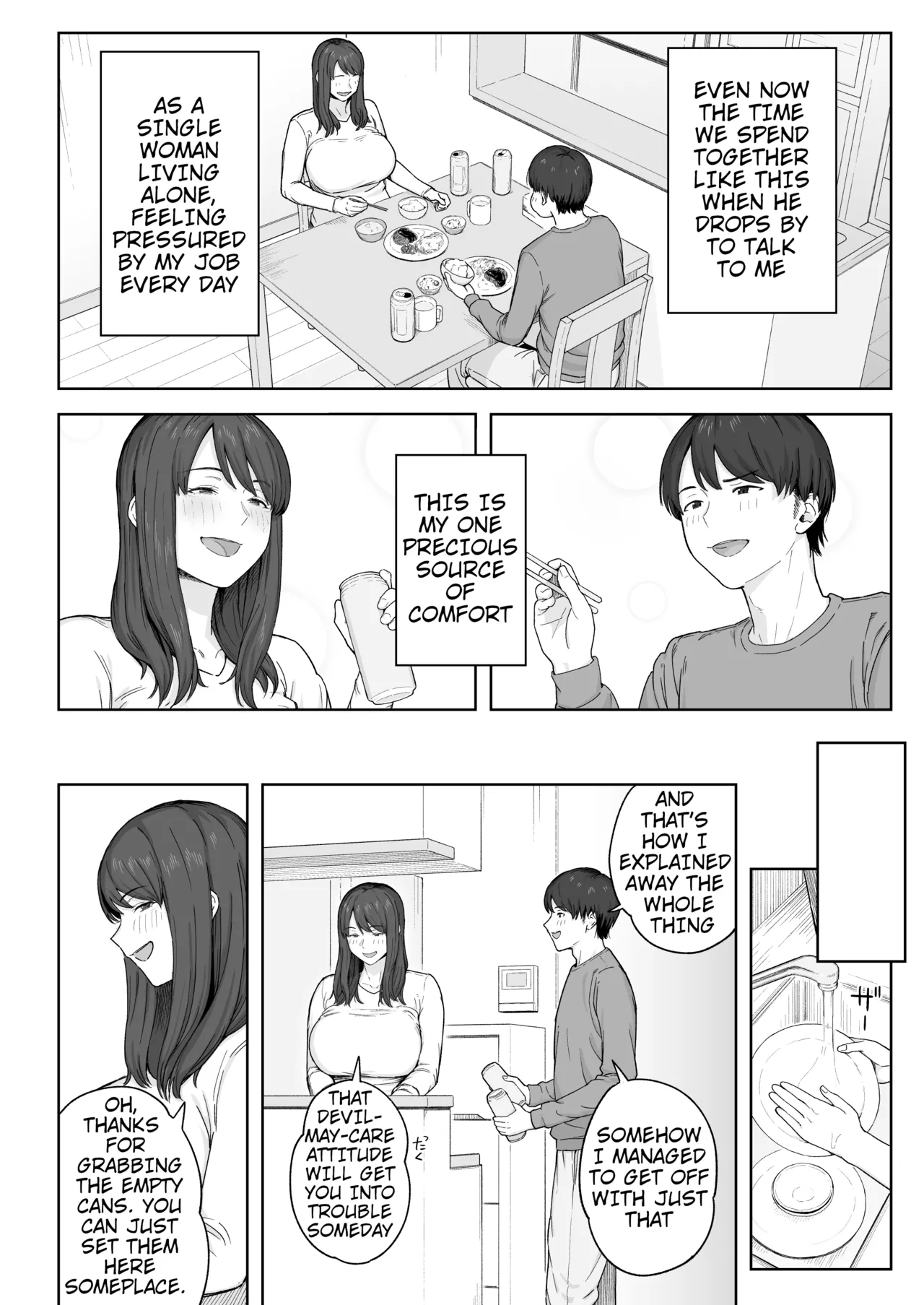 Yuuhan no Ato wa Oba-chan to | Spending Time With My Aunt After Dinner page 5 full