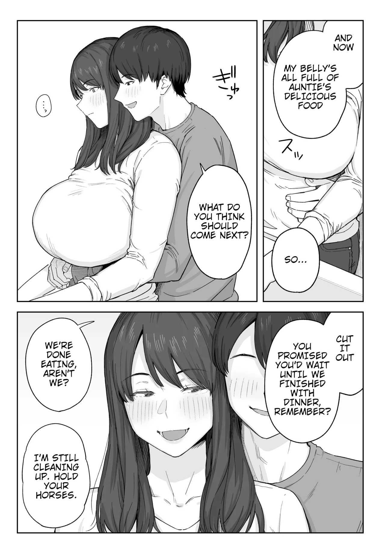 Yuuhan no Ato wa Oba-chan to | Spending Time With My Aunt After Dinner page 6 full
