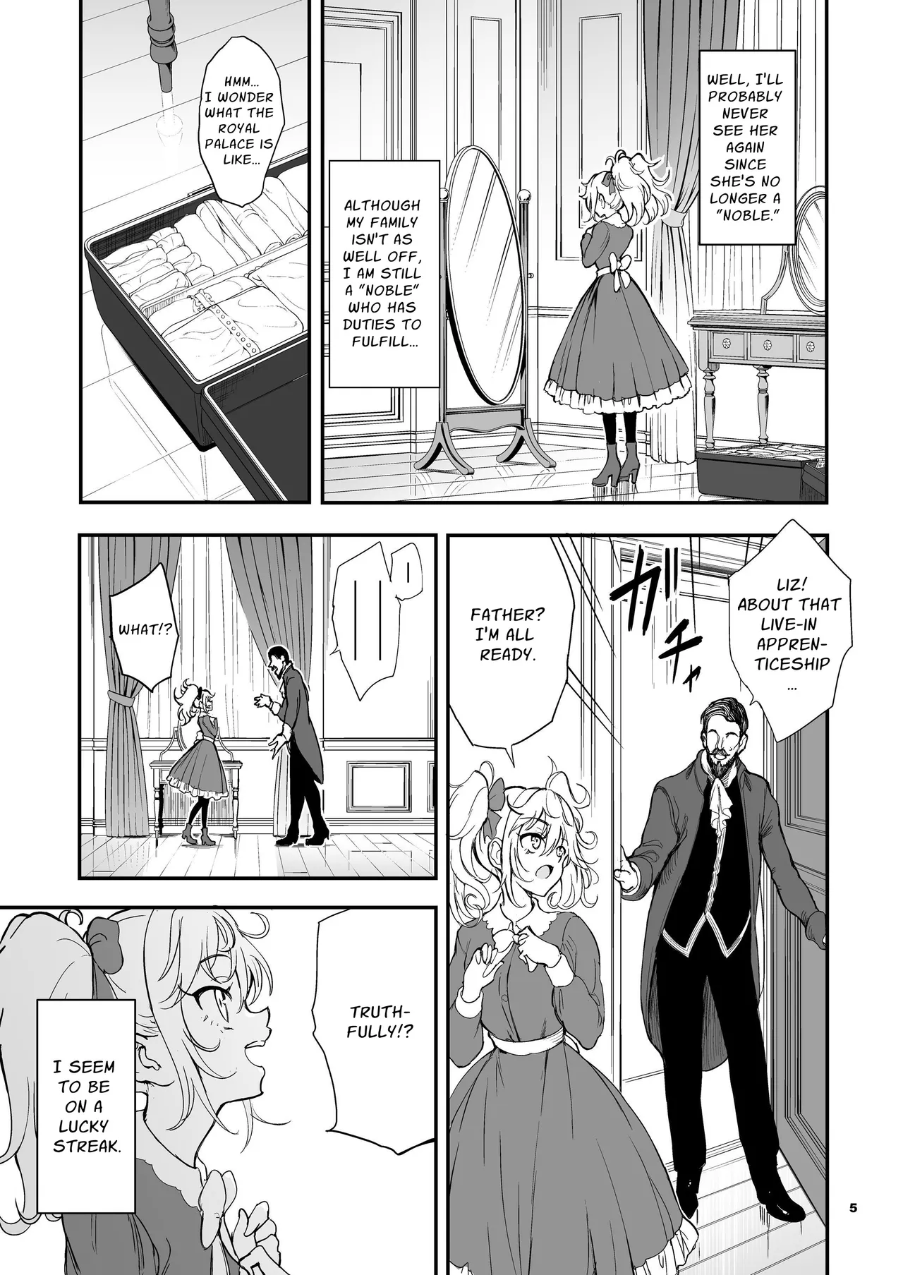 Maid Kyouiku. 8 -Botsuraku Kizoku Rurikawa Tsubaki- | Maid Education 8 - Fallen Aristocrat Rurikawa Tsubaki page 5 full