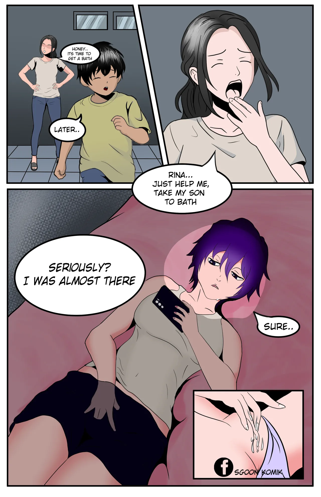 Rina - Innocent little nephew page 1 full