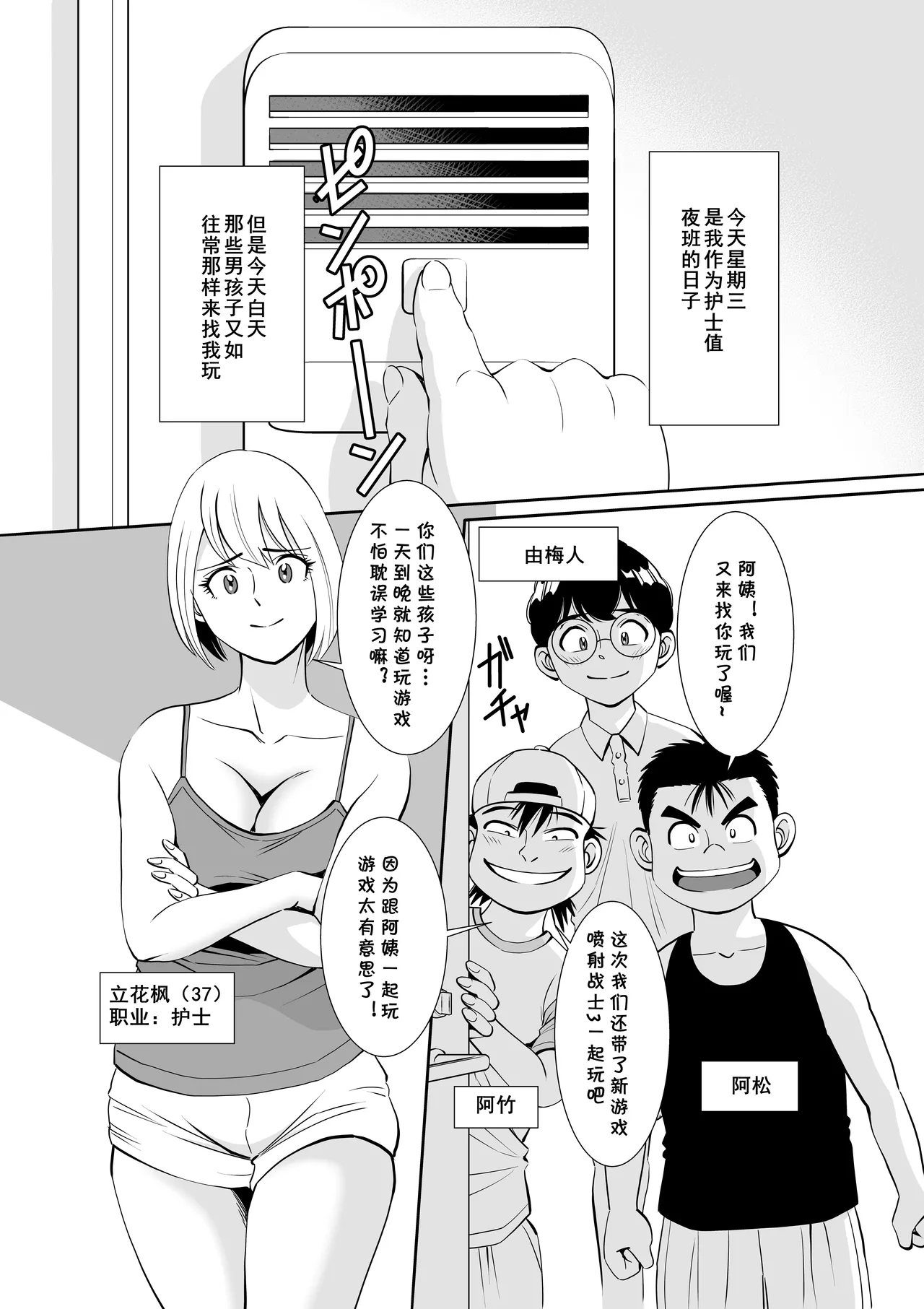 無防備おばさんの一日肉便器体験 （Chinese） page 3 full