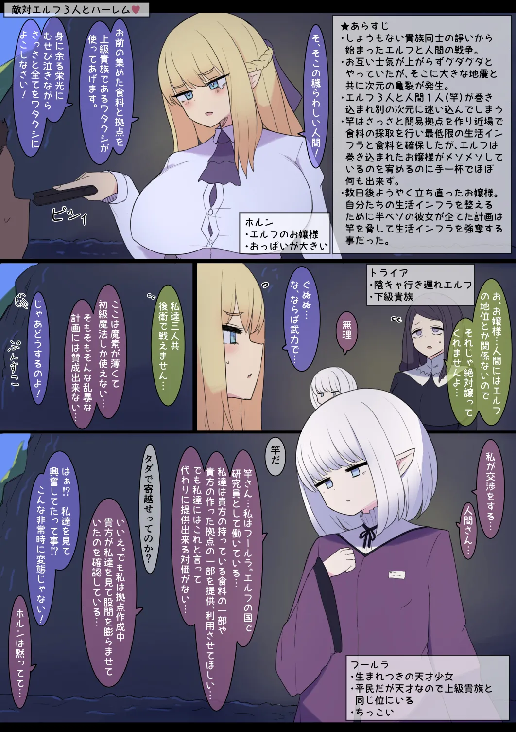 Jigen no Hazama page 1 full