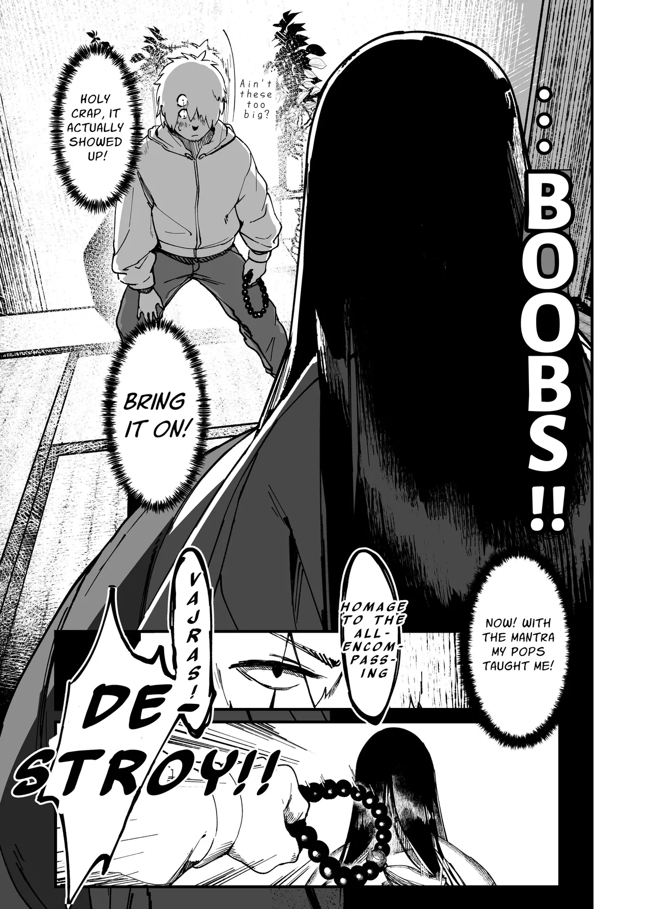 Jibakurei-chan wa Oppai ga Yowai. page 9 full