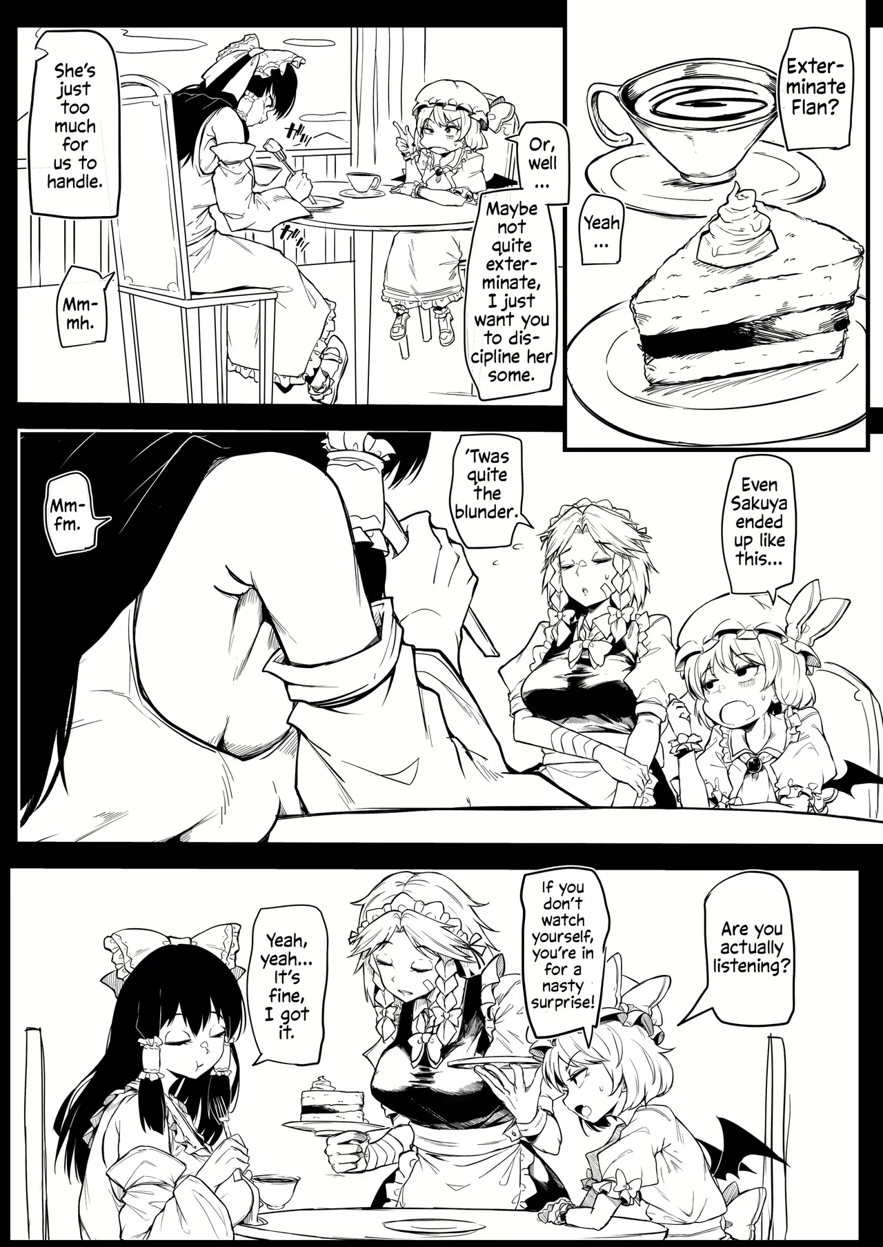 Futanari Flan-chan Training Reimu page 2 full