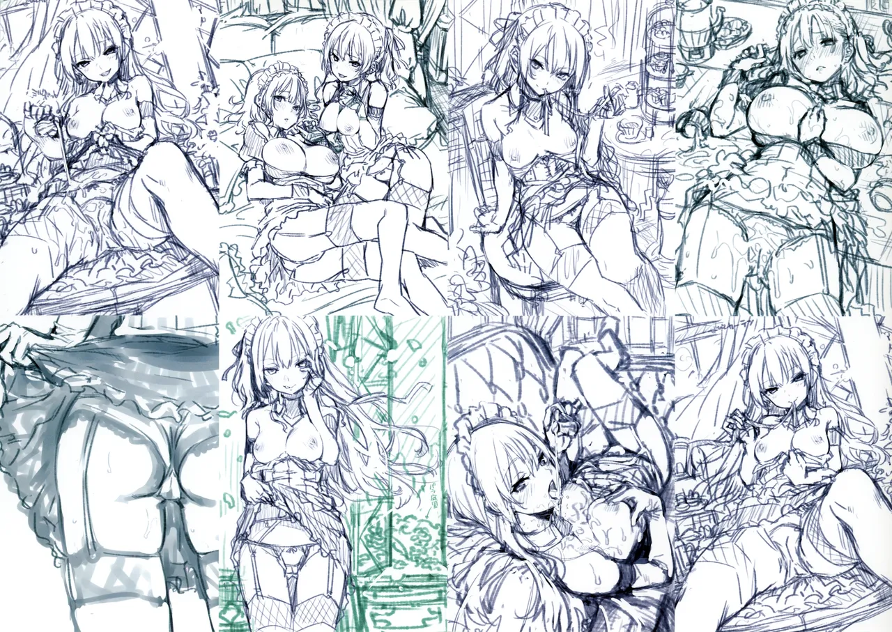 主従えくすたしー メロンブックス限定 キャララフ集 特典 page 2 full