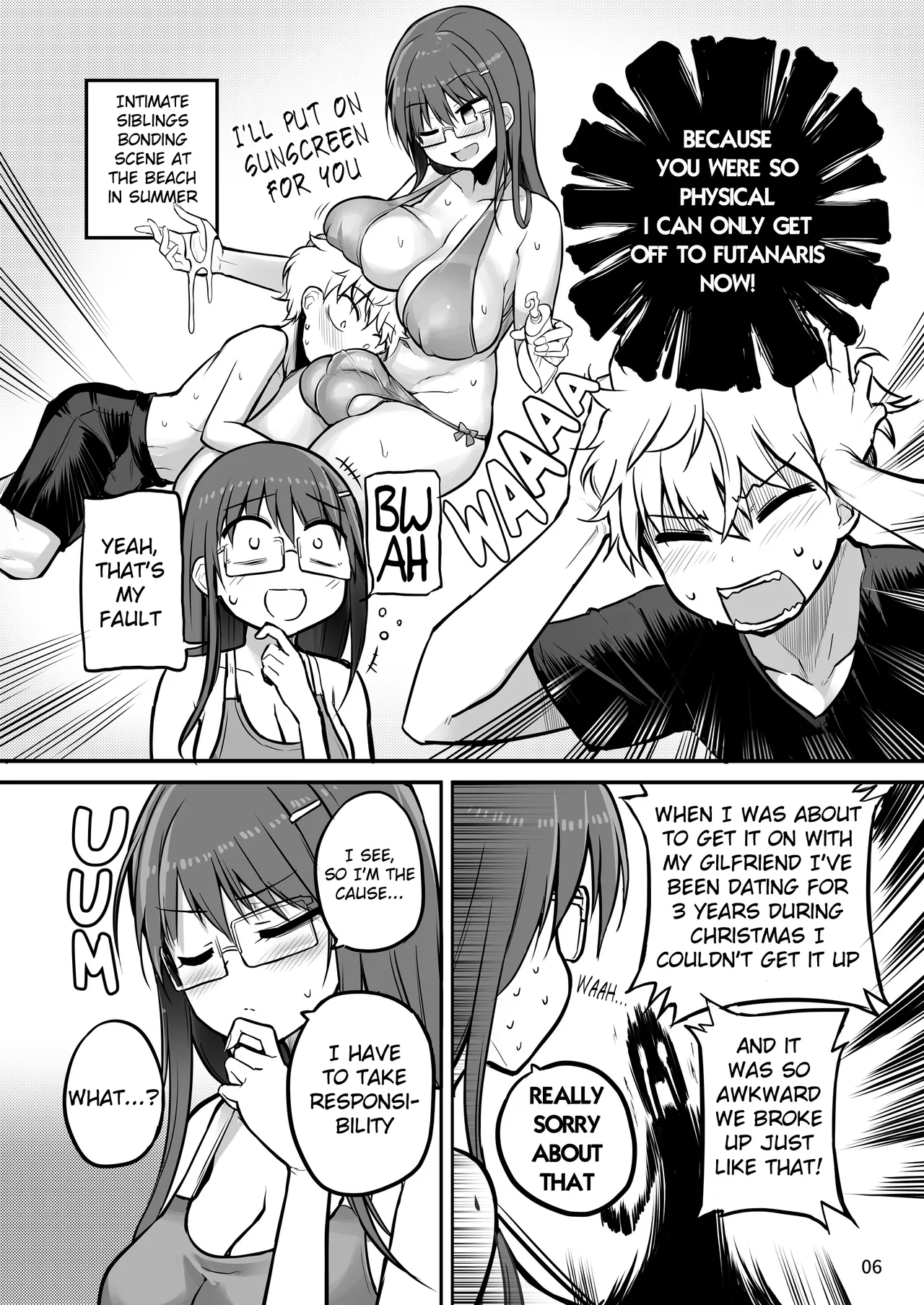 Futanari Nechan to Isshoni Daso!! page 6 full