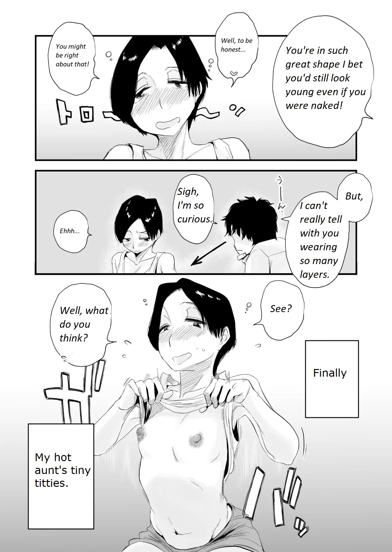 Greedy Sex with a Small Breasted 46 Year Old Aunt page 8 full