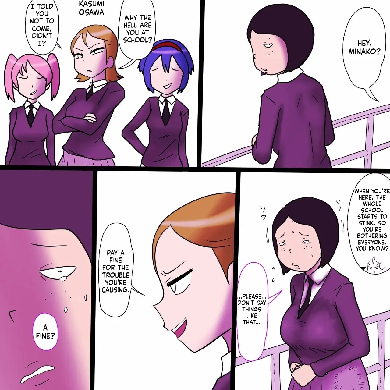 Bullied Ugly Girl's Erotic Mucous Membrane page 3 full