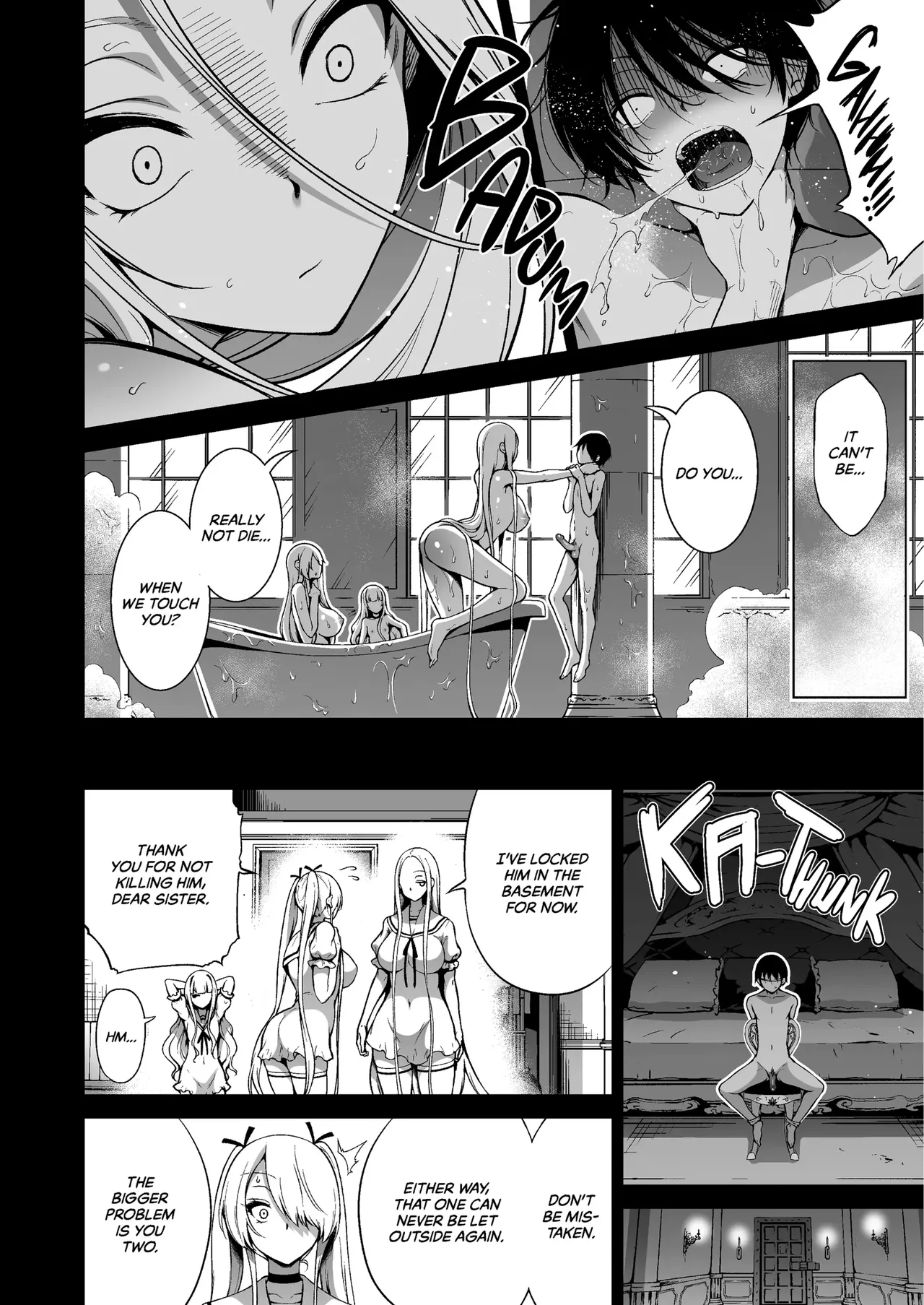 Hands-On Draining with Three Succubus Sisters 3 page 8 full