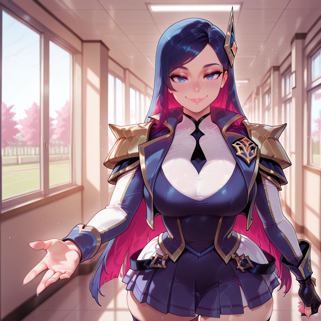 Caitlyn Battle Academia septerna ai generated page 1 full