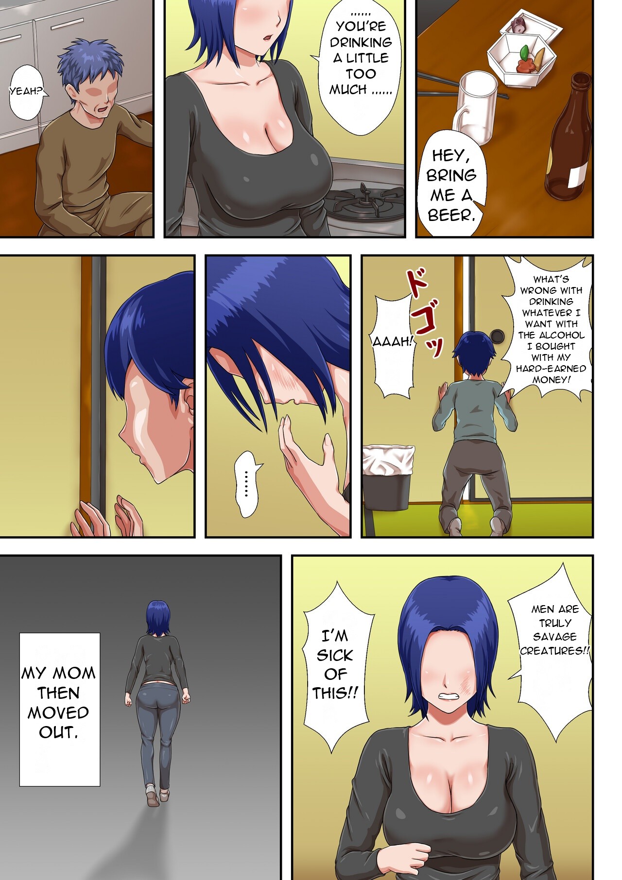 Boshi Koubi Shinai to Sumenai Tokoro - A Place Where You Can't Live Unless You Have Sex With Your Mother page 4 full