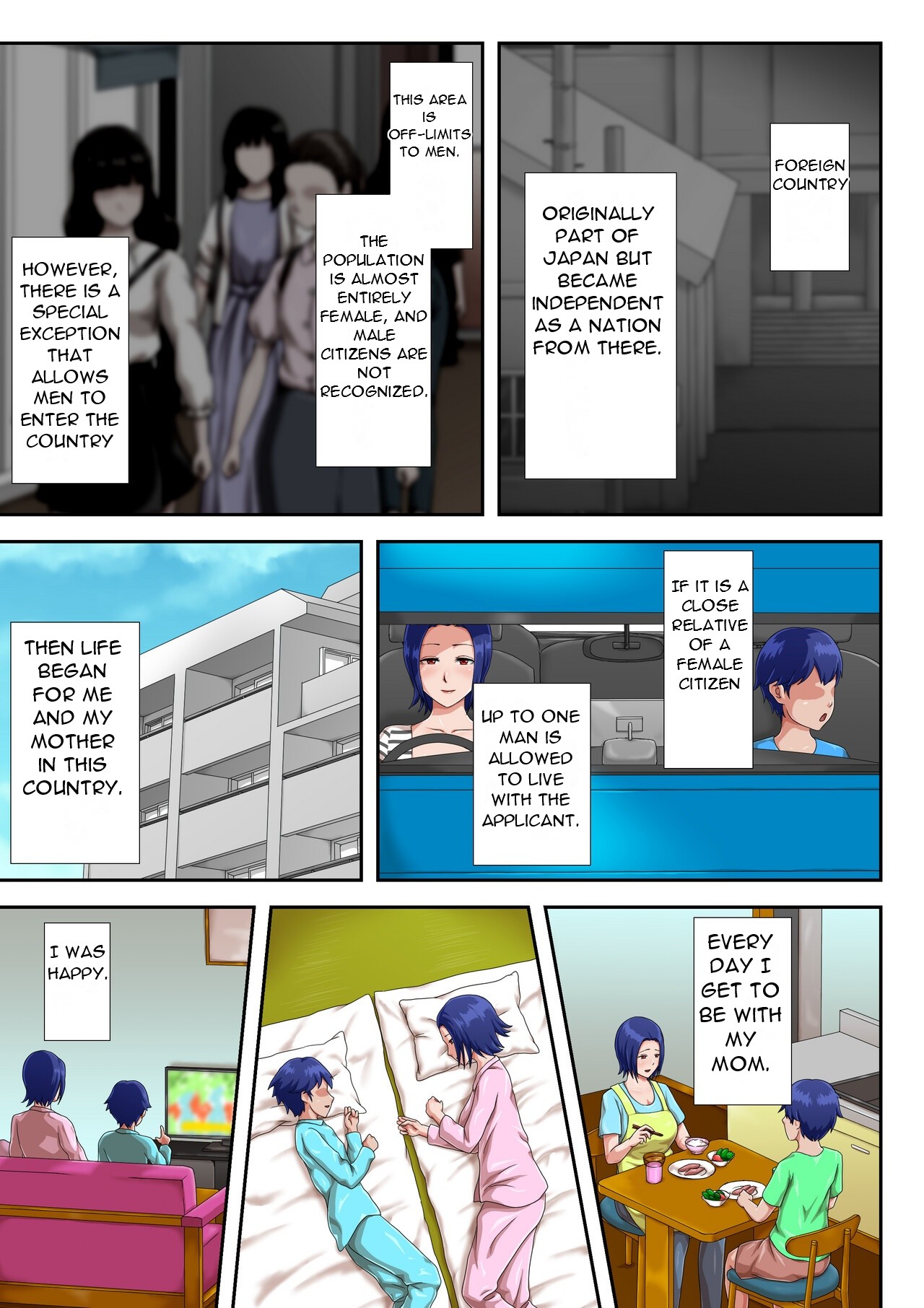 Boshi Koubi Shinai to Sumenai Tokoro - A Place Where You Can't Live Unless You Have Sex With Your Mother page 8 full