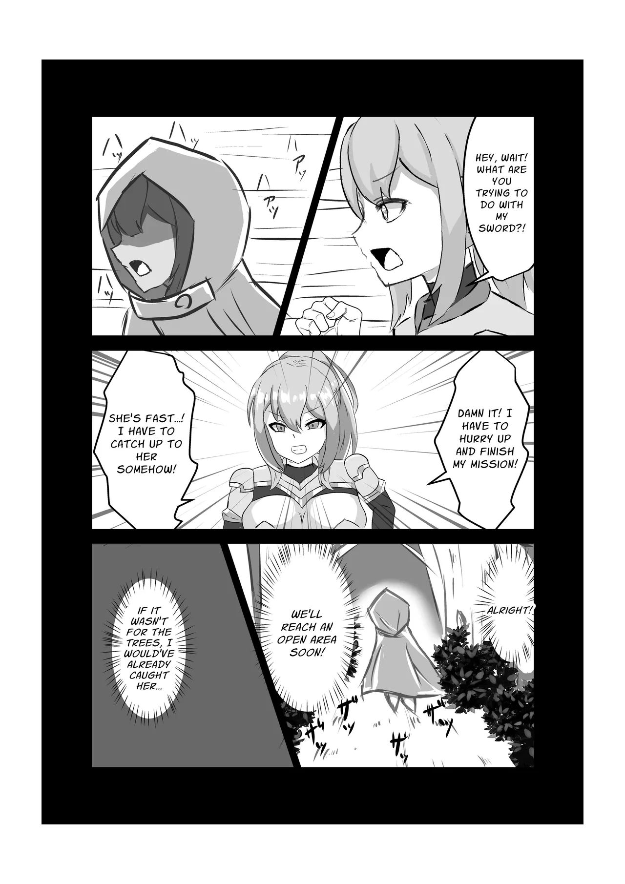 Futanari Onna Kishi, Zako Chinpo Naburare Renzoku Shasei de Buzama ni Inma Ochi suru | Futanari Knightess Has Her Weakling Dick Tormented and Brought To Climax Over and Over Again, She Abysmally Falls To The Dark Side page 7 full