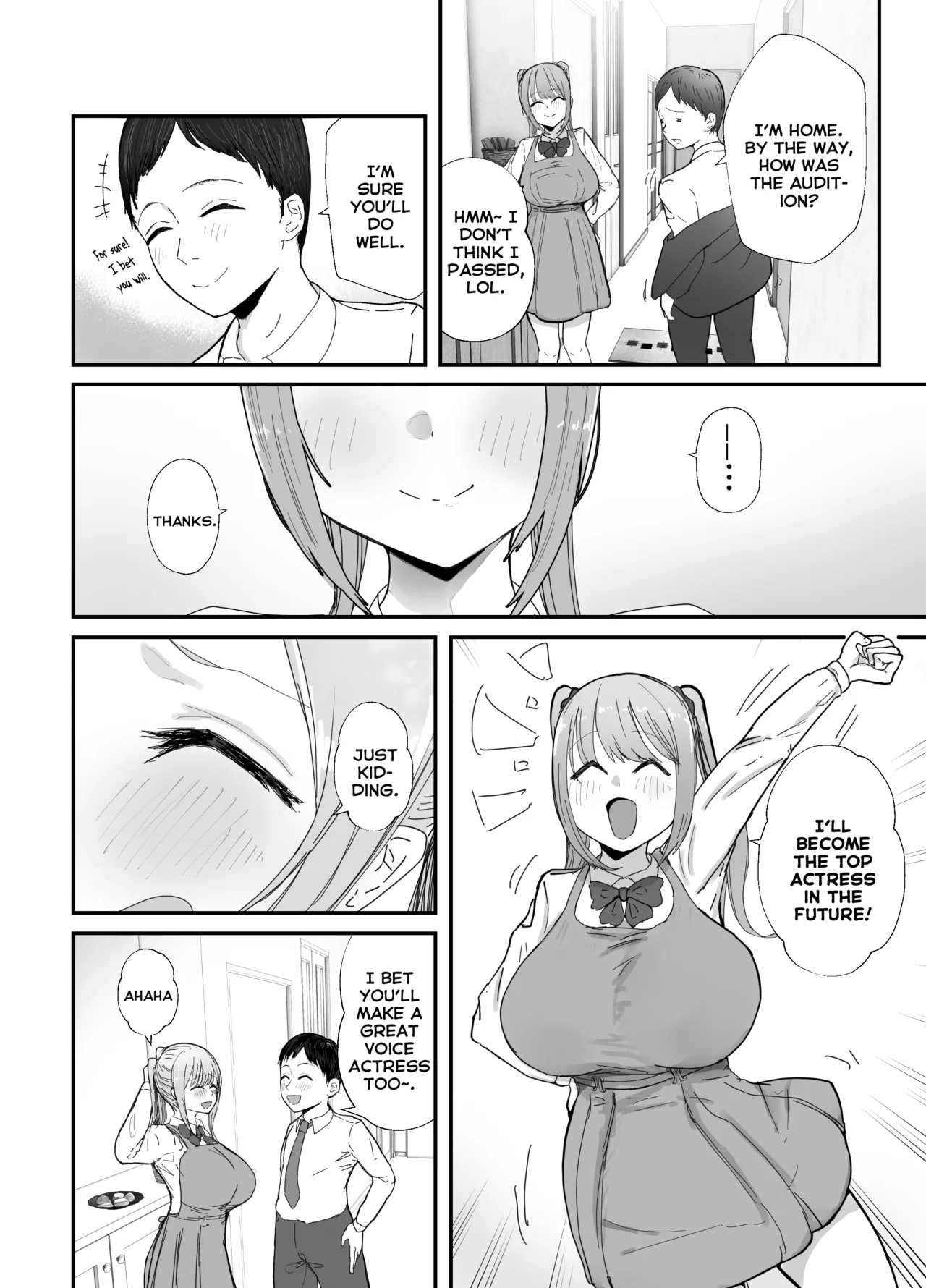 Doukyo Shiteru Bakunyuu Meikko JK wa Amayaka Sex de Shachiku Ryman o Mei Ippai Iyashite Kureru | My busty niece, a high school girl living with me, gives me a lot of comfort through sweet sex. page 6 full