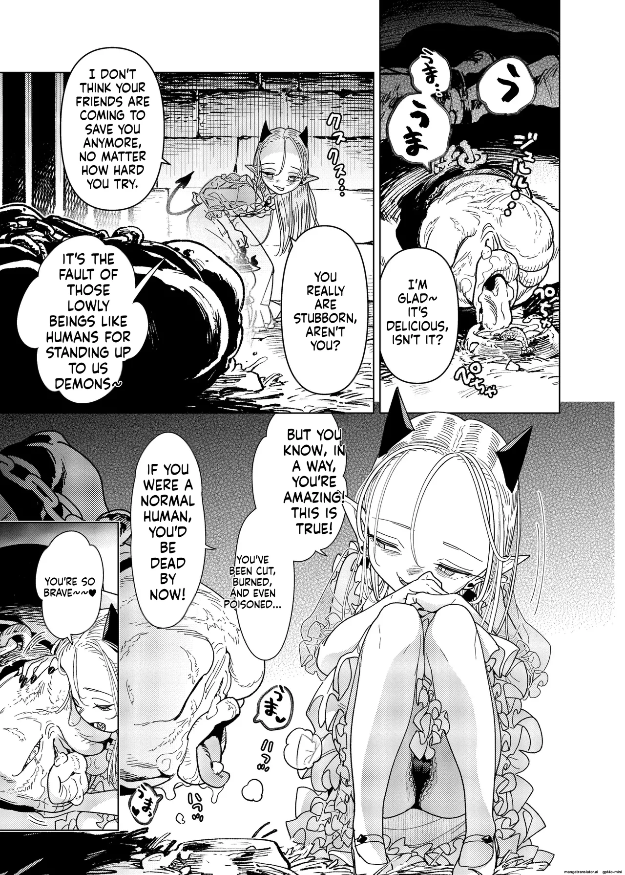 The demon lady, Mau Mau, falls in love page 5 full