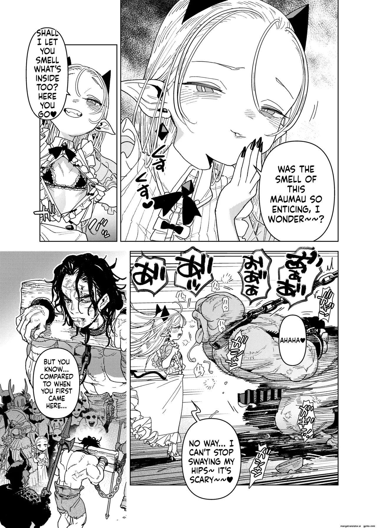 The demon lady, Mau Mau, falls in love page 7 full