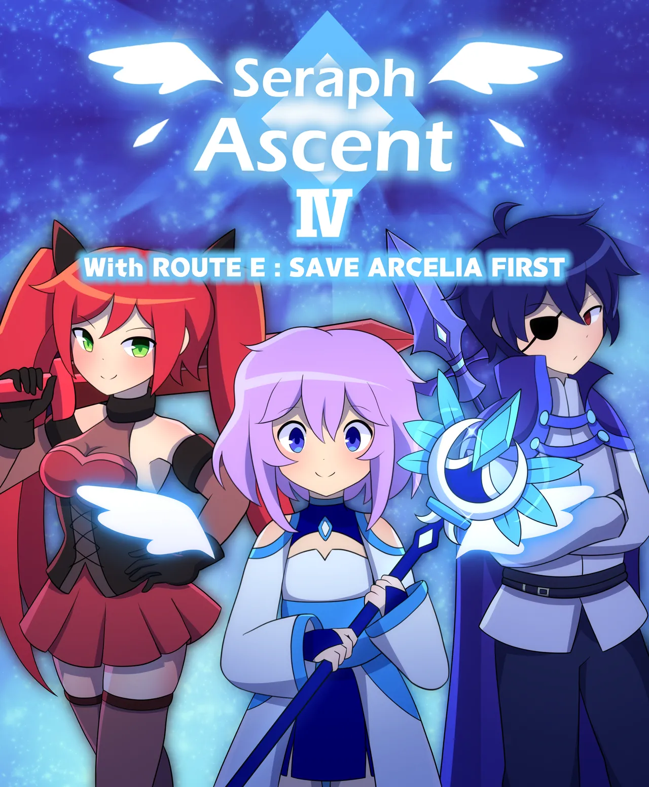Seraph Ascent Chapter 4 With ROUTE E : SAVE ARCELIA FIRST page 1 full