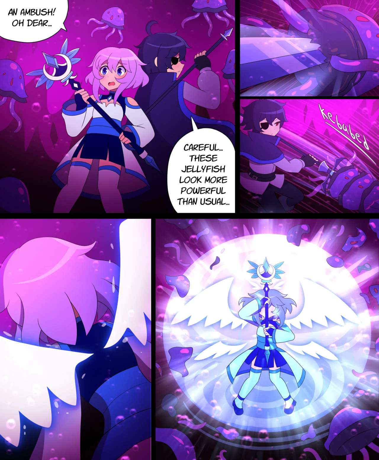 Seraph Ascent Chapter 4 With ROUTE E : SAVE ARCELIA FIRST page 8 full