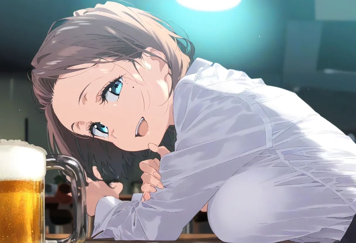 【cl-_-lo】【AI Generated】俺に懐いていた後輩の言動が飲み会の次の日からおかしい page 7 full