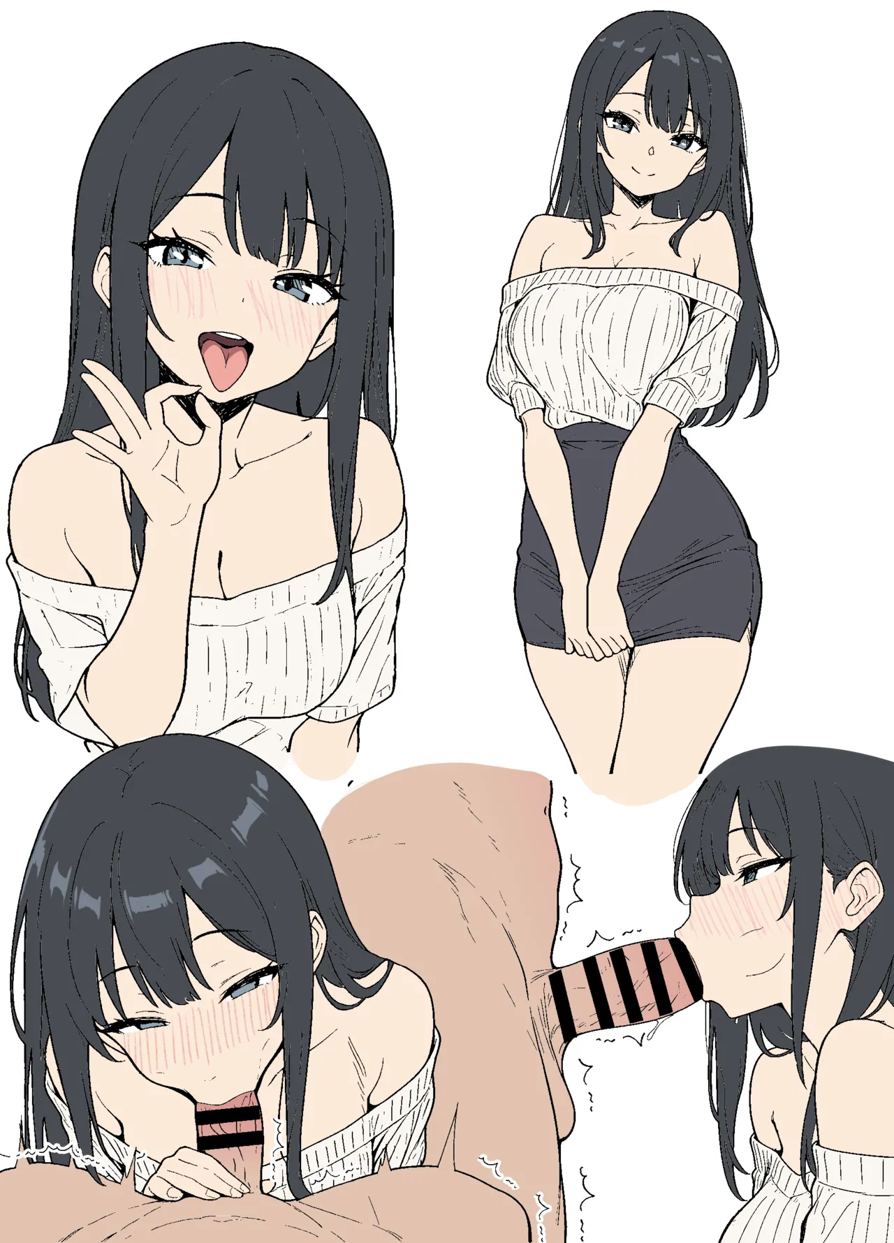 初めての風俗で優勝したときのレポ漫画 前編4P＋女の子の 設定イラスト page 7 full