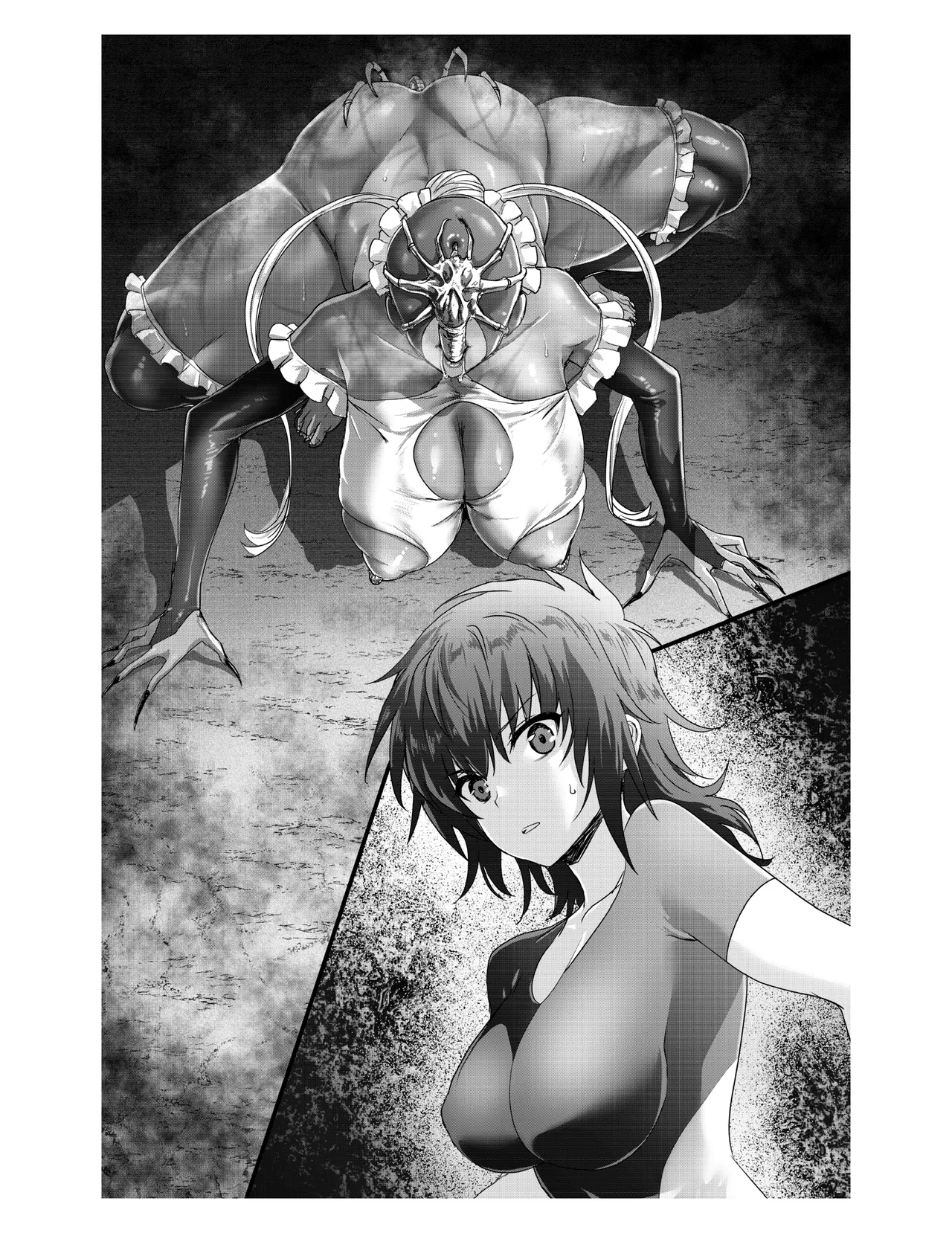 夜缚Extra第二话「败北连锁开始。沦为苗床的女人」（AI汉化+润色） page 10 full