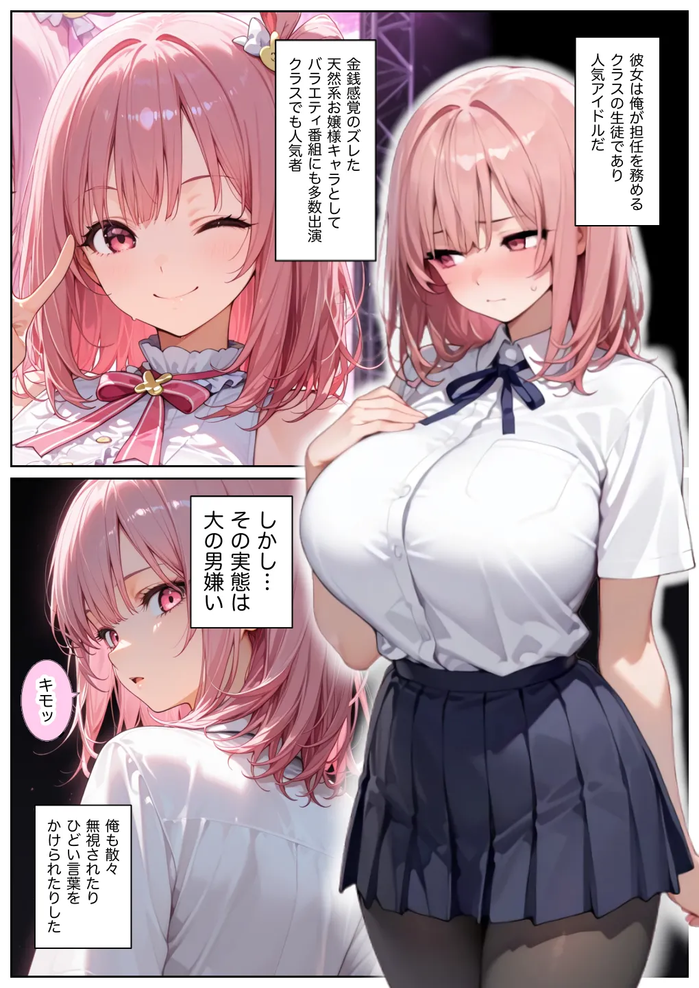 俺しか勃起できない世界2 〜Jカップ爆乳アイドル生オナホ化&教え子ハーレム〜 page 10 full