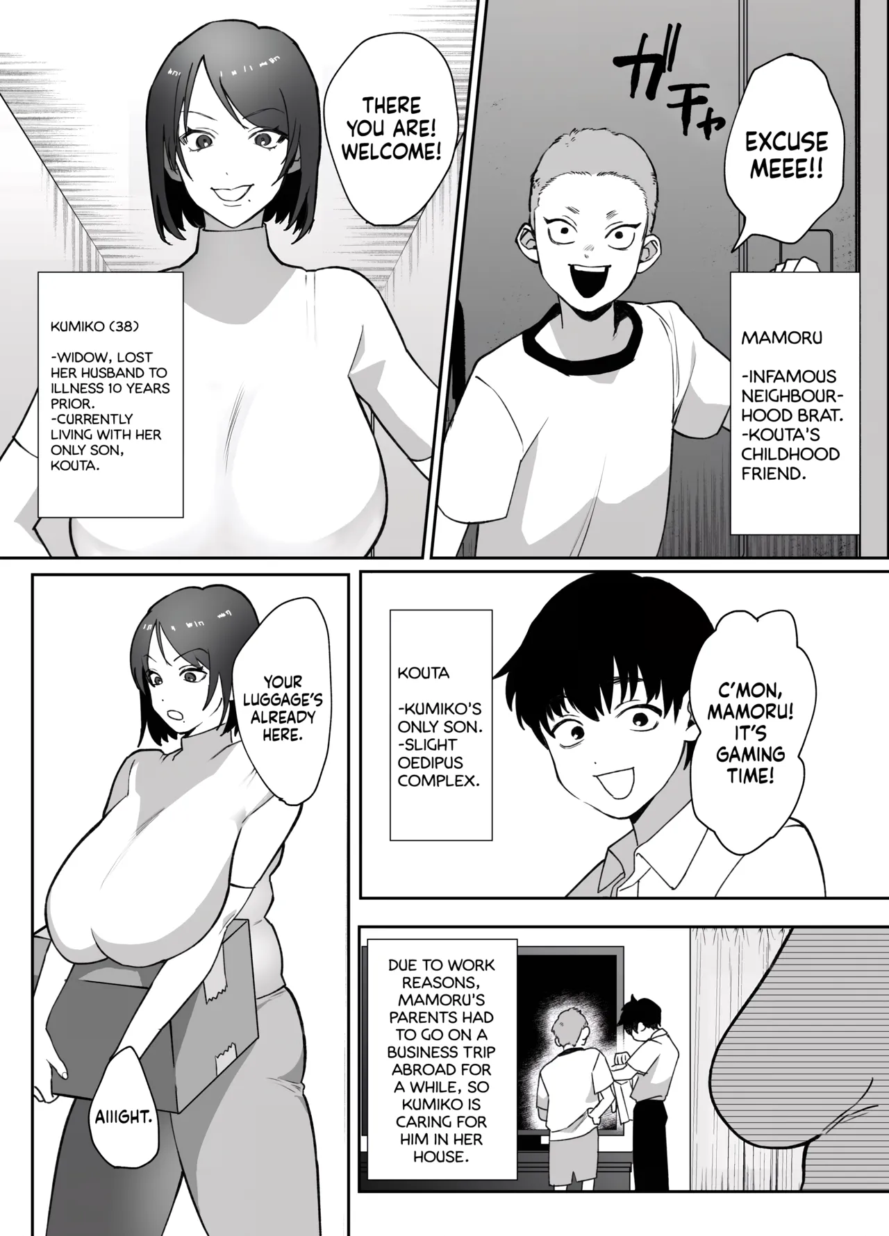 Kaa-san ga Tomodachi to Sex Shiteita Ken | The Story Of How My Friend Had Sex With My Mother page 2 full