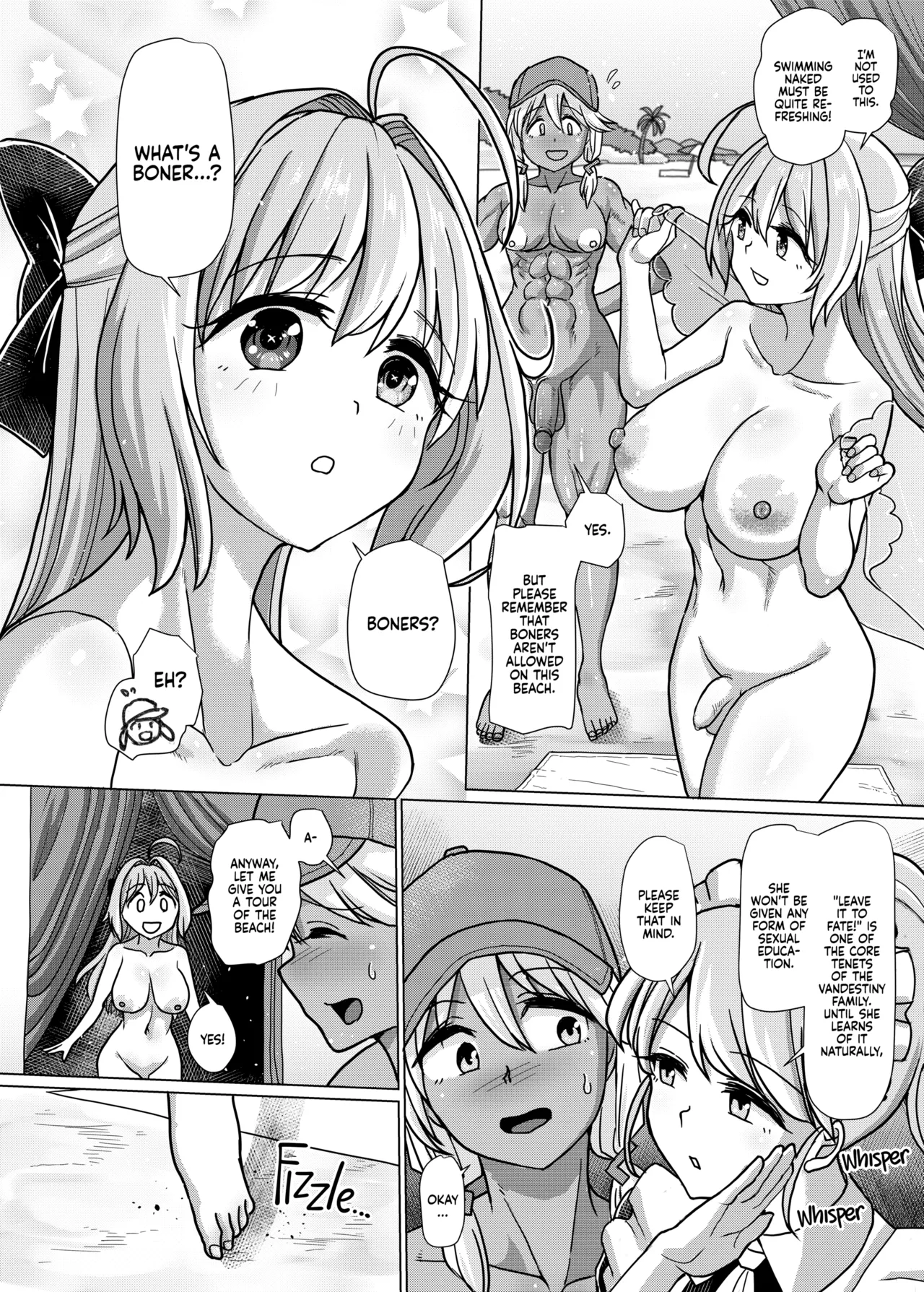 Futanari Beach Police no Oshigoto | Working at the Futanari Beach Police 3 page 7 full