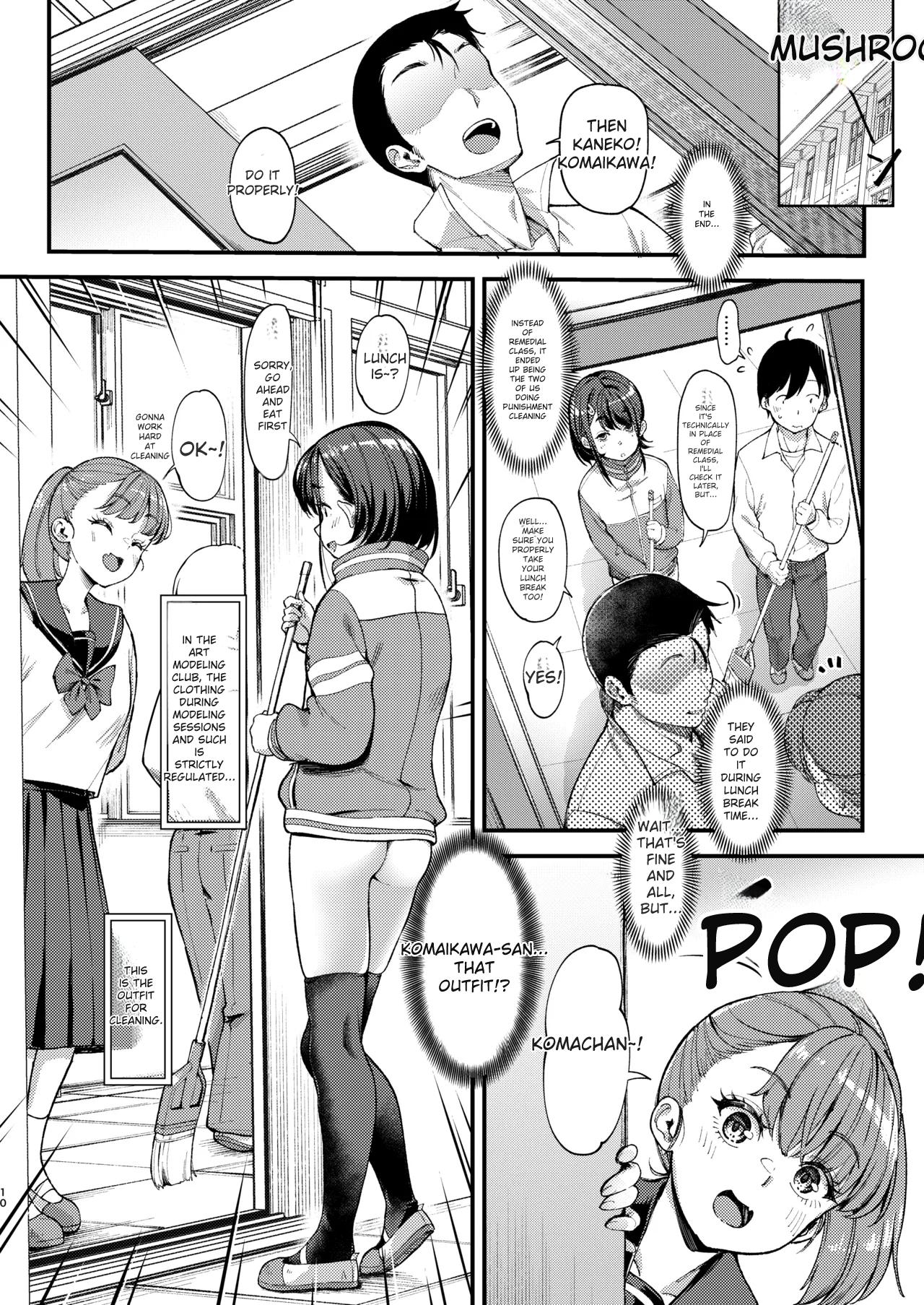 Bijutsu Model-bu no Komagawa-san 3 page 10 full