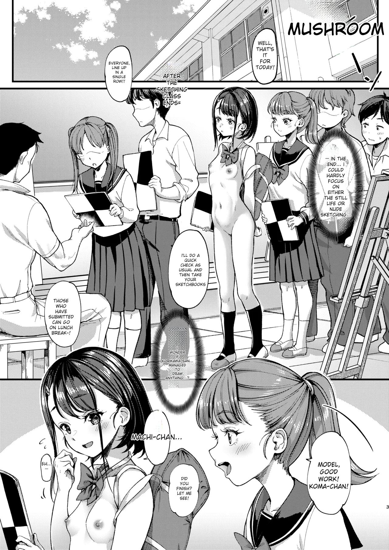 Bijutsu Model-bu no Komagawa-san 3 page 3 full