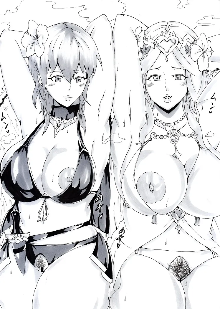 Ninnindo Tonsuke Rhea and Byleth swimsuit page 3 full