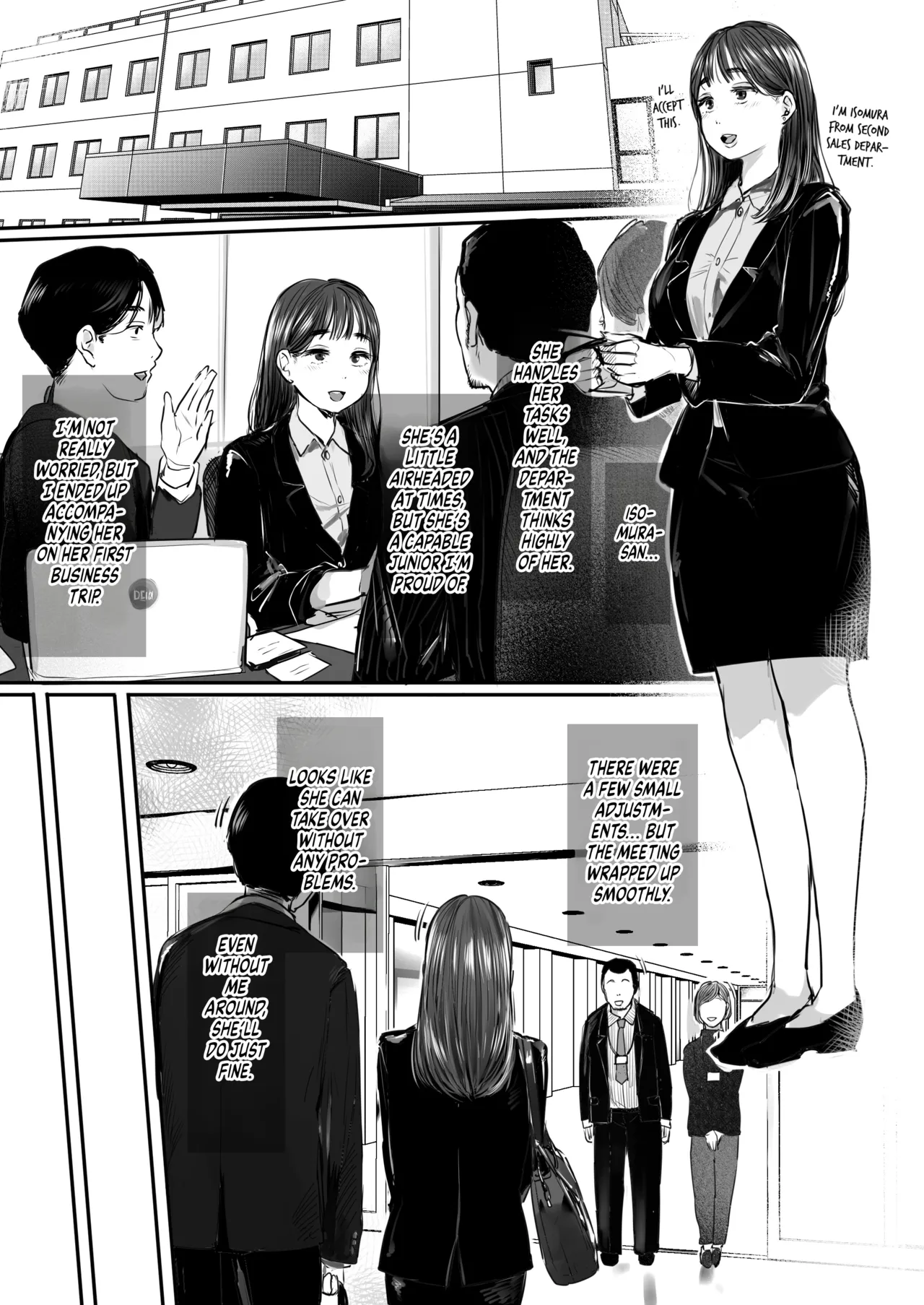 Shucchou, Kouhai to Aibeya. Yukishi Nure Hada ni Shiboritsukusareta Yoru | Sharing a Room With My Junior on a Business Trip. A Night Her Wet Yukata Skin Drained Me Dry page 5 full