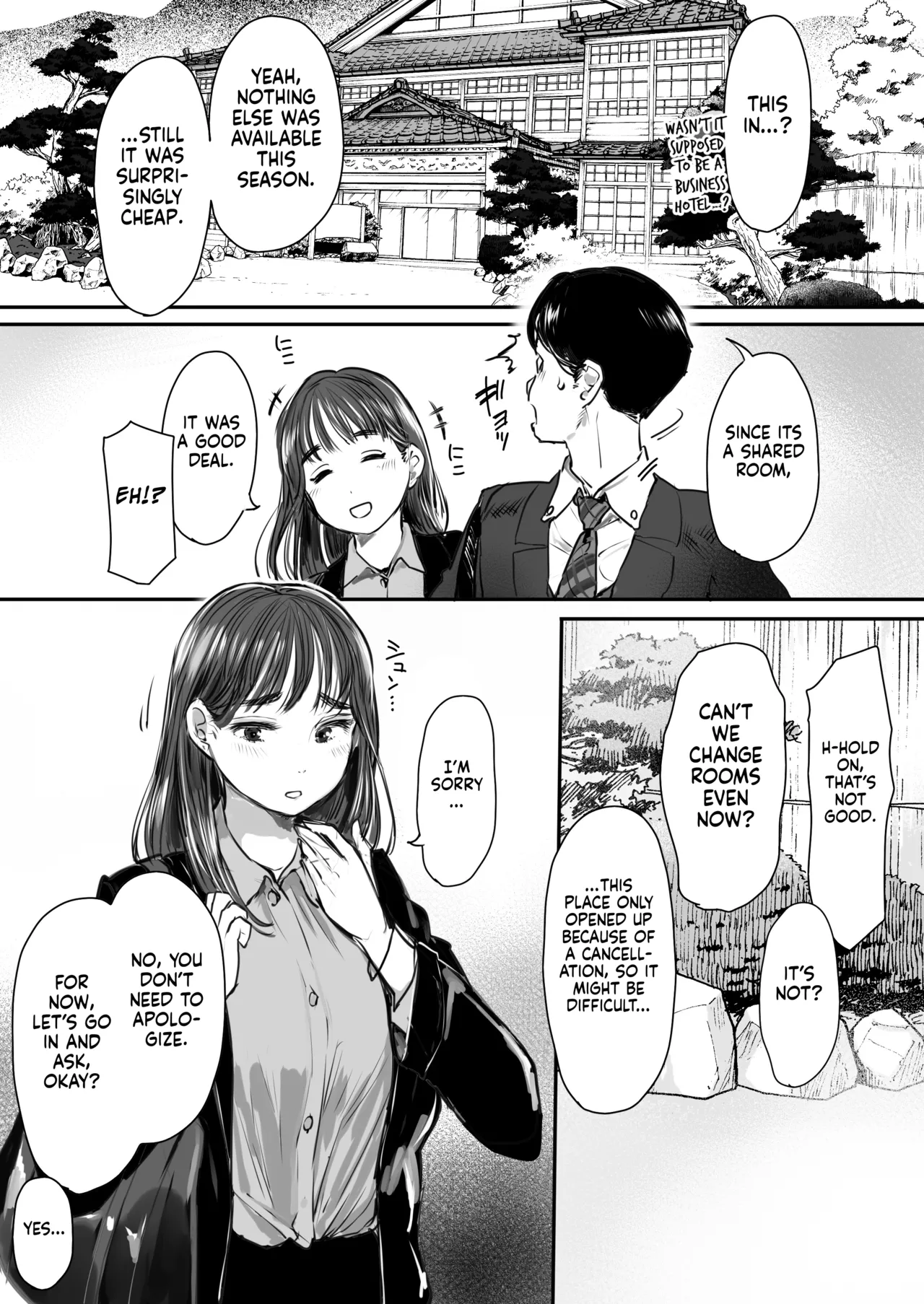 Shucchou, Kouhai to Aibeya. Yukishi Nure Hada ni Shiboritsukusareta Yoru | Sharing a Room With My Junior on a Business Trip. A Night Her Wet Yukata Skin Drained Me Dry page 8 full