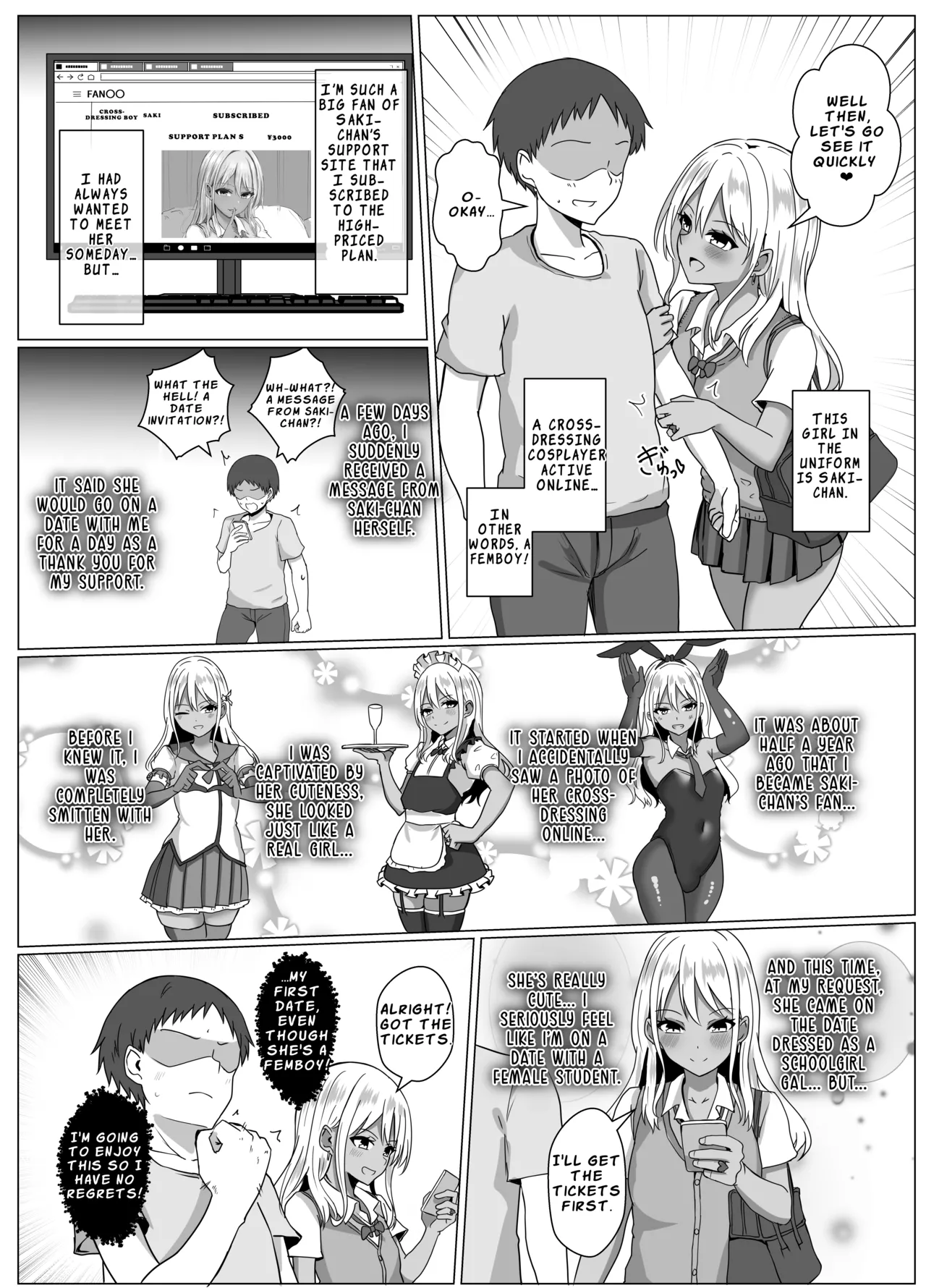 Otoko no ko Mahō Shōjo no Ecchi na Maryoku Hokyū Afutā | Femboy Magical Girl’s Naughty Mana Recharge After Story page 4 full
