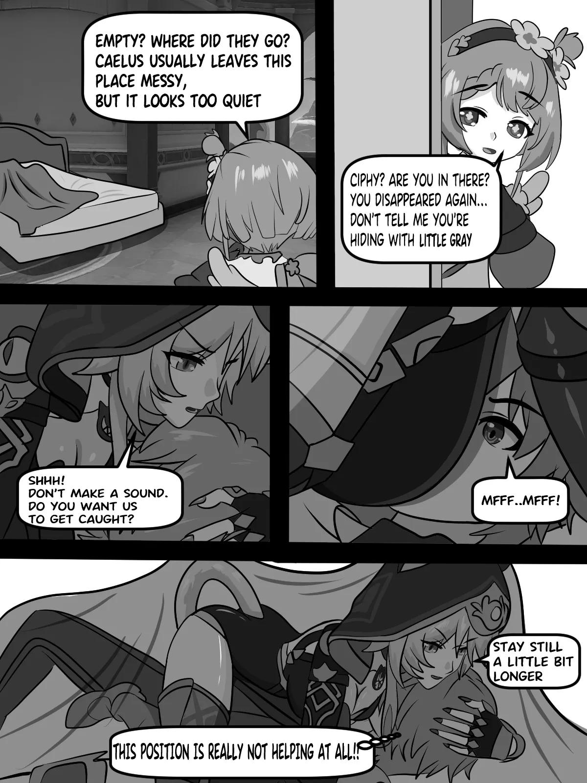 Cat under Blanket page 4 full