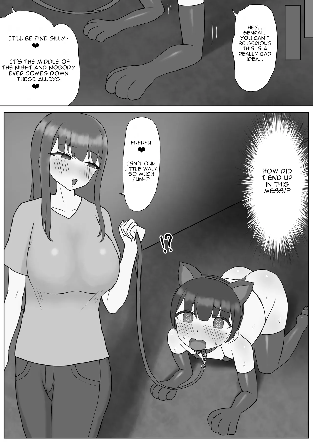 Futanari Toshiue Kanojo no Pet ken Maso Onaho ni Sarechaimashita... page 10 full