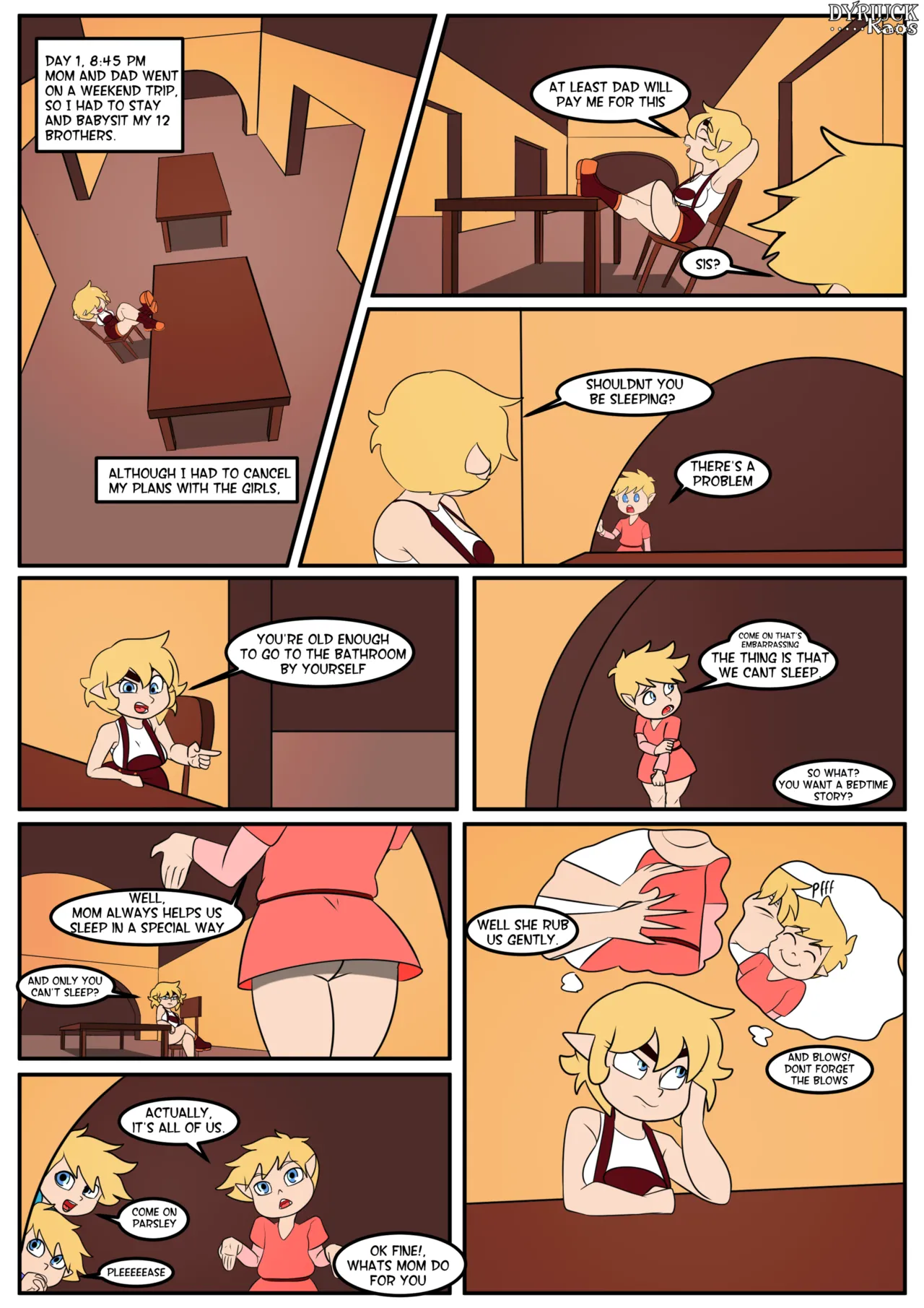 Just like mom: High Guardian Spice comic page 2 full