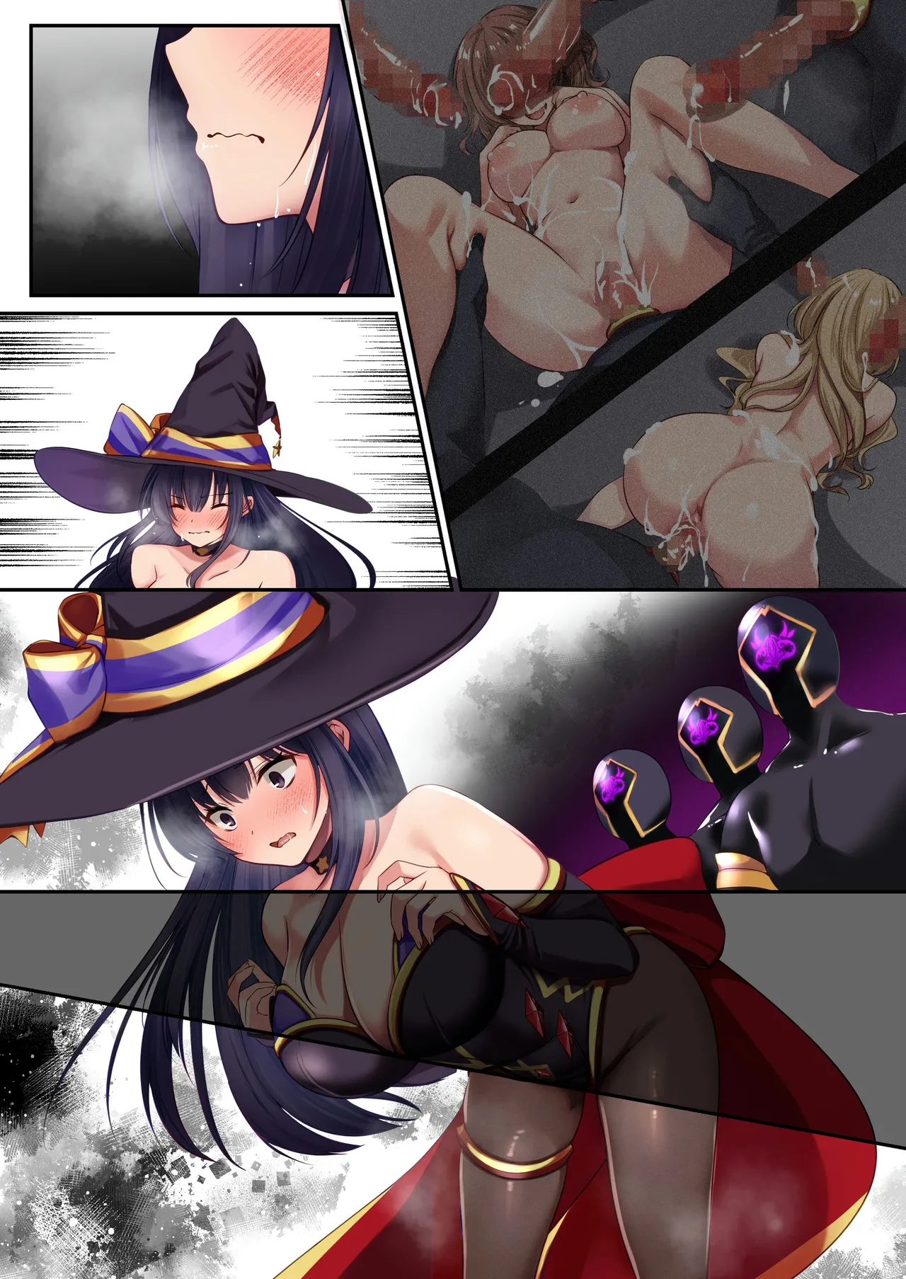 [聖華快楽書店] 魔法少女セイントリリィ・暗夜 ～魔法少女が敵怪人に憑依されて快楽に染まるまで～ Hentai - Raw  127