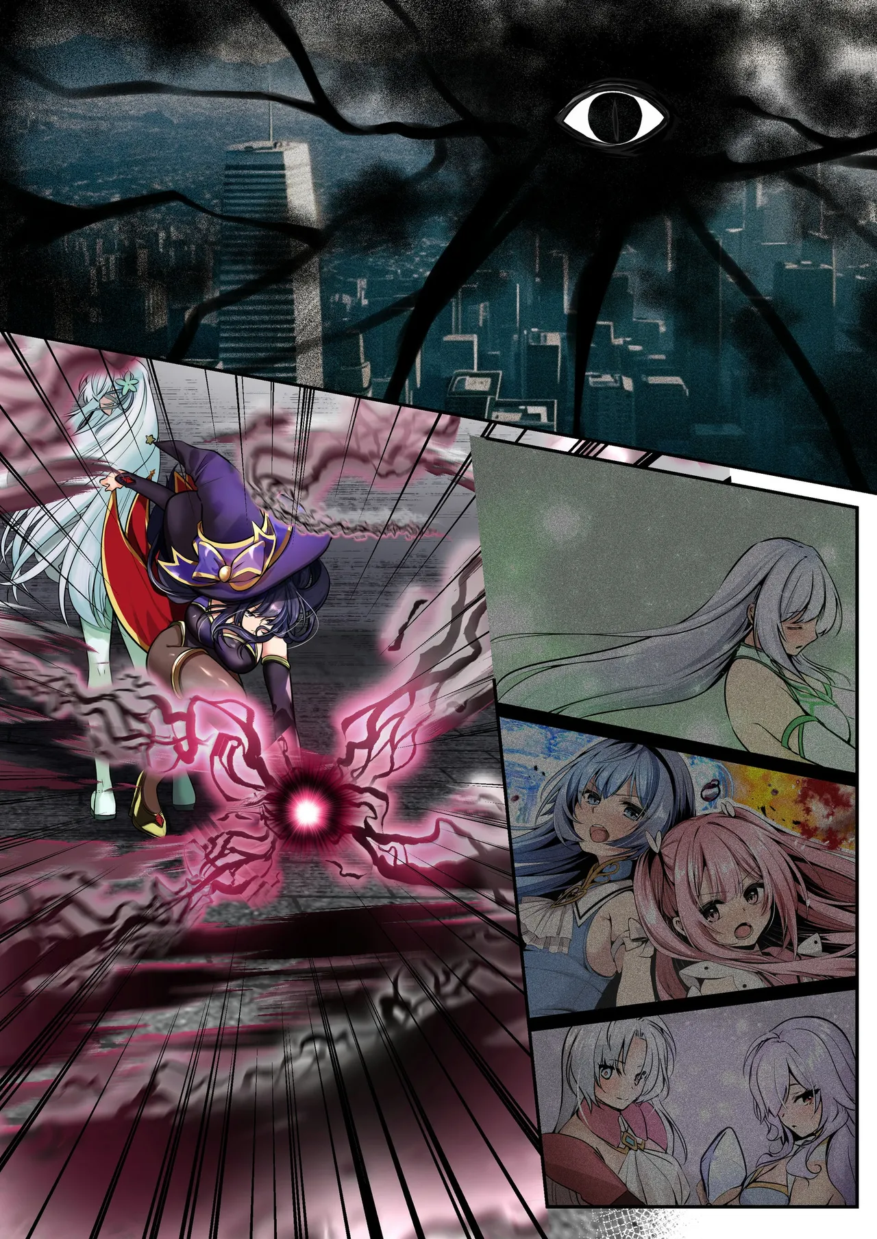 [聖華快楽書店] 魔法少女セイントリリィ・暗夜 ～魔法少女が敵怪人に憑依されて快楽に染まるまで～ Hentai - Raw  84