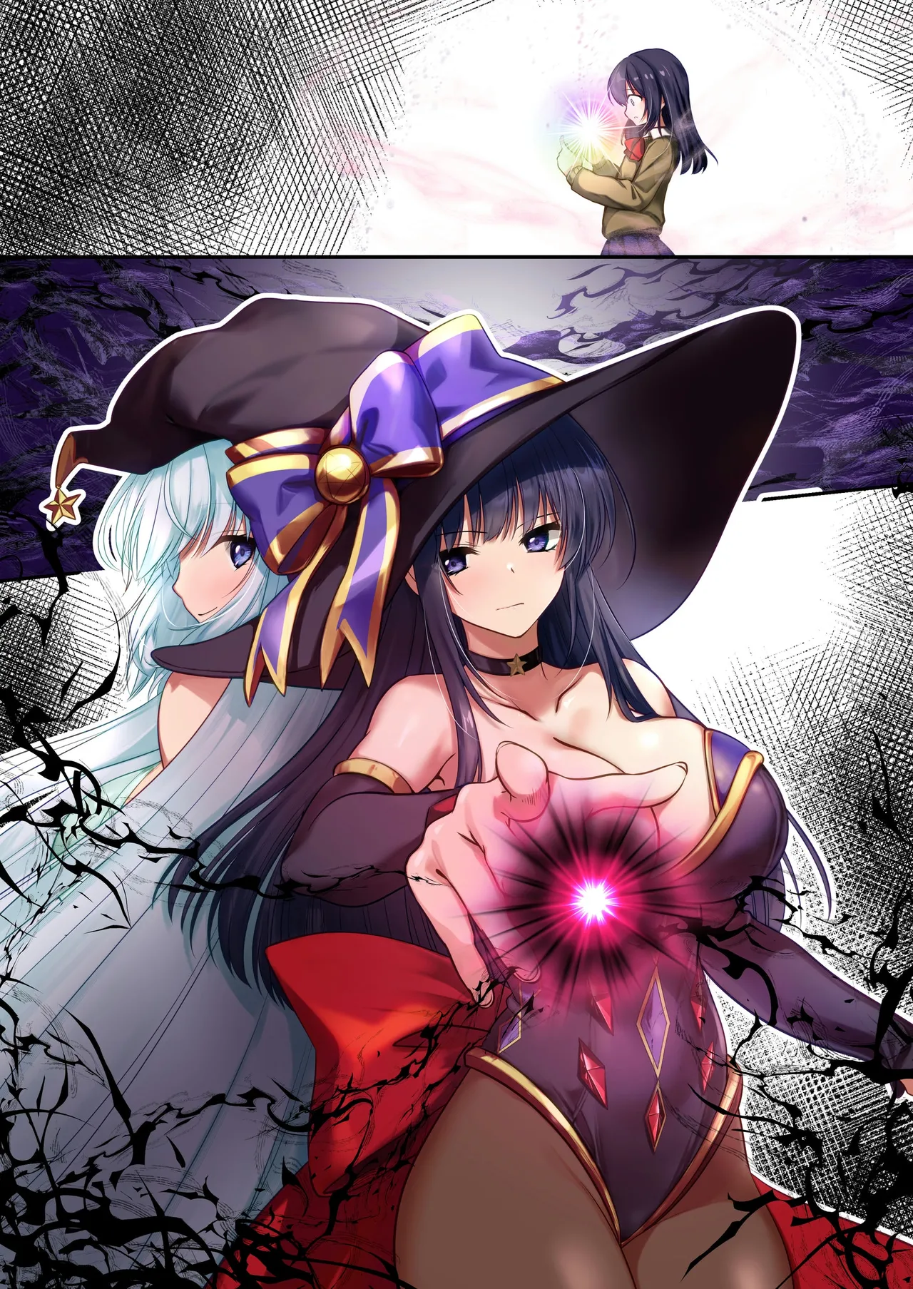 [聖華快楽書店] 魔法少女セイントリリィ・暗夜 ～魔法少女が敵怪人に憑依されて快楽に染まるまで～ Hentai - Raw  85